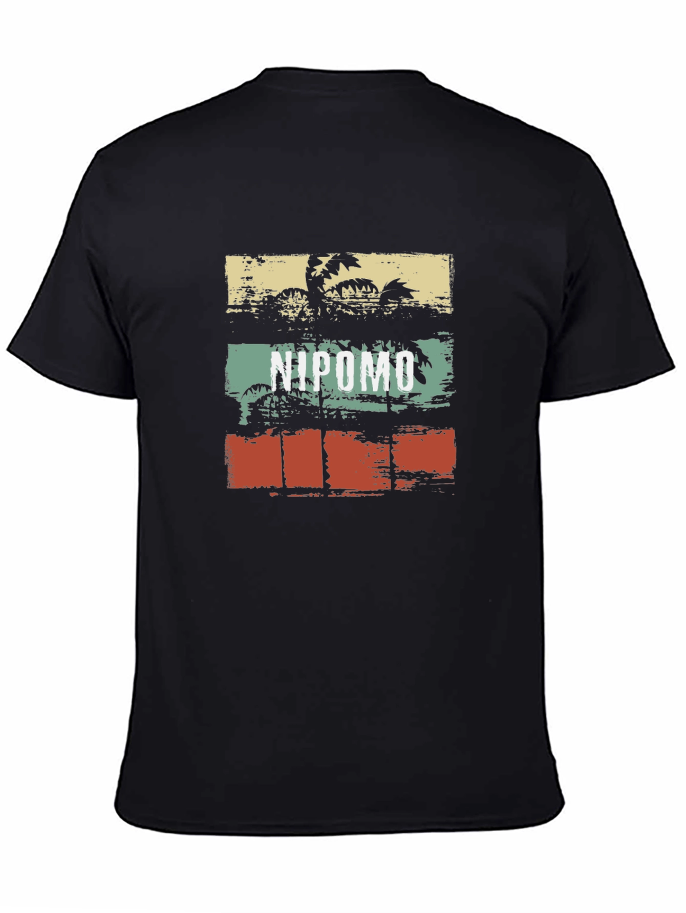 Nipomo Palm T-Shirt - Retro Beach Vibes