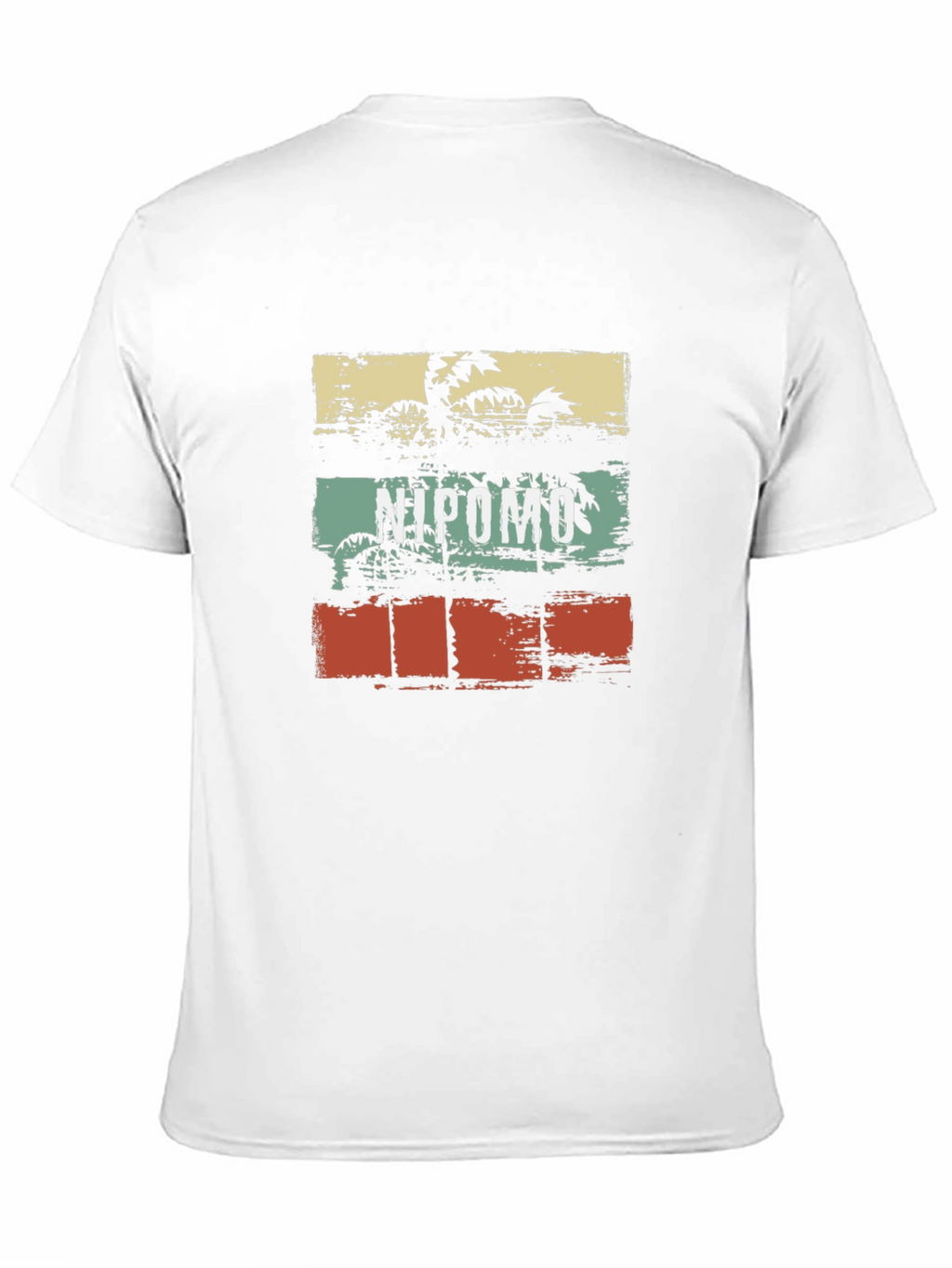 Nipomo Palm T-Shirt - Retro Beach Vibes