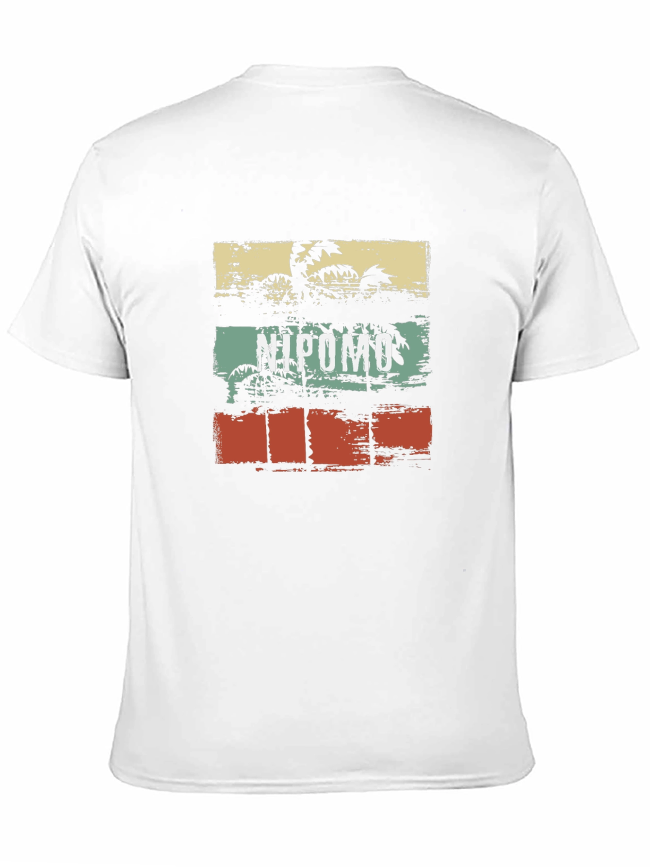 Nipomo Palm T-Shirt - Retro Beach Vibes