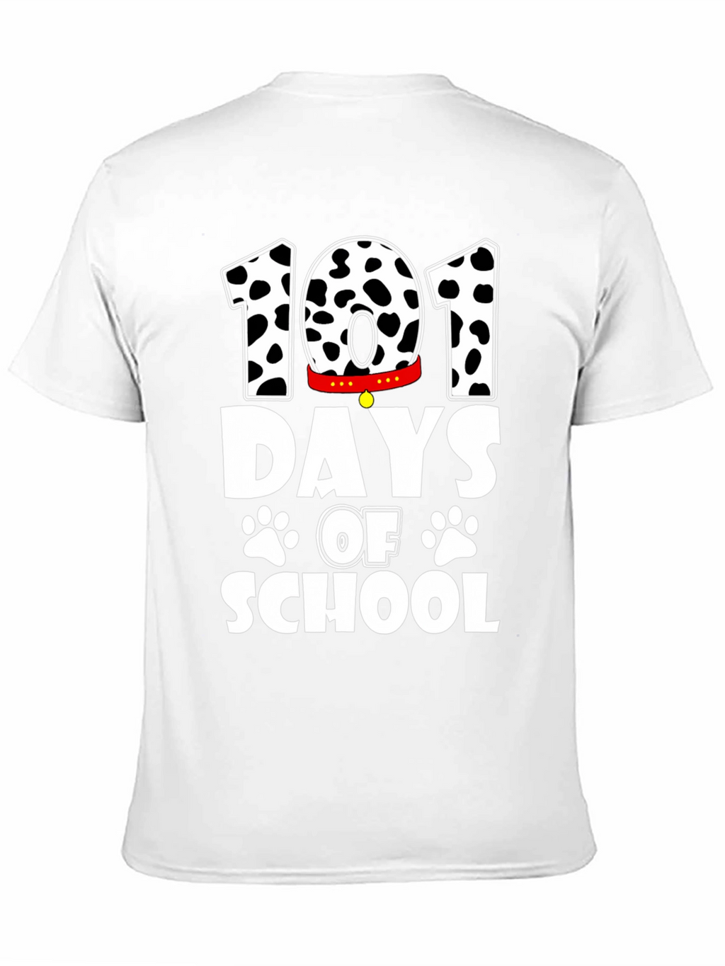 101 Days of School T-Shirt - Dalmatian Dog Design