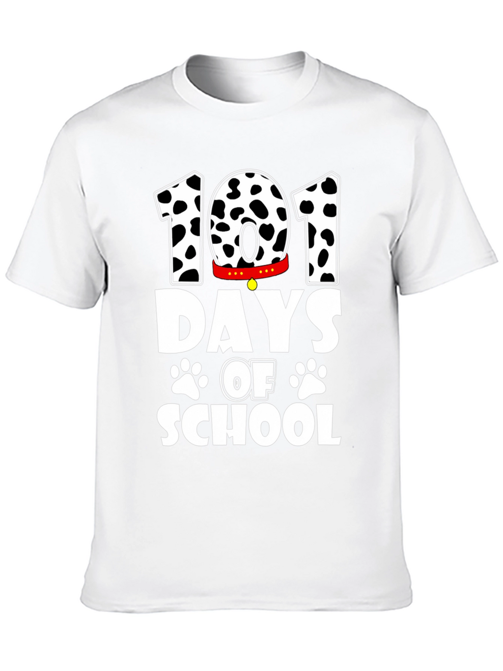 101 Days of School T-Shirt - Dalmatian Dog Design