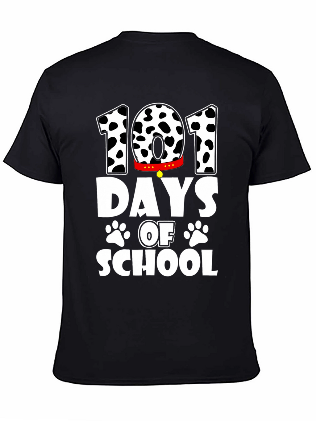 101 Days of School T-Shirt - Dalmatian Dog Design