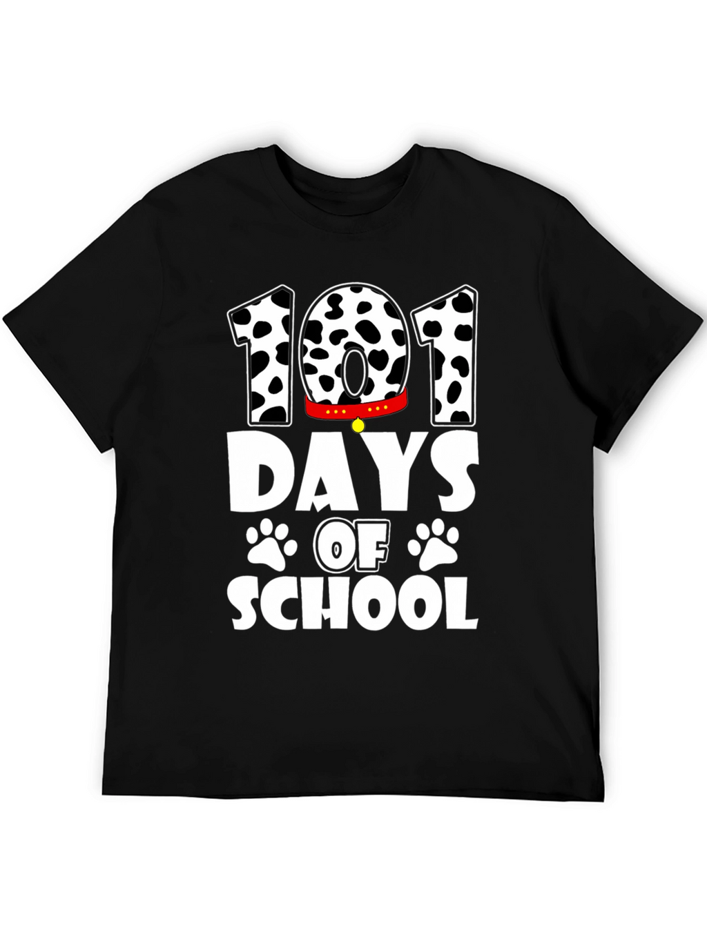 101 Days of School T-Shirt - Dalmatian Dog Design