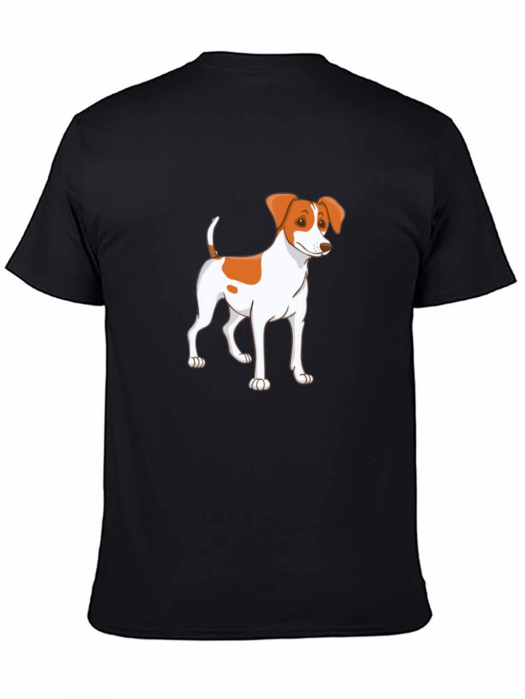 Cute Dog Graphic Tee - Unisex Black T-Shirt