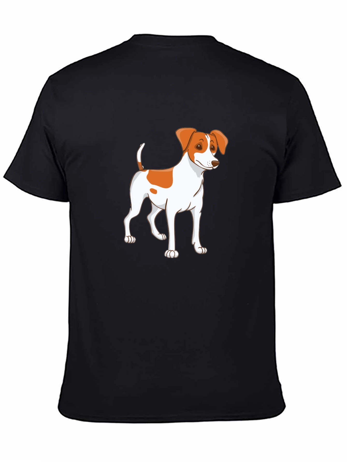 Cute Dog Graphic Tee - Unisex Black T-Shirt