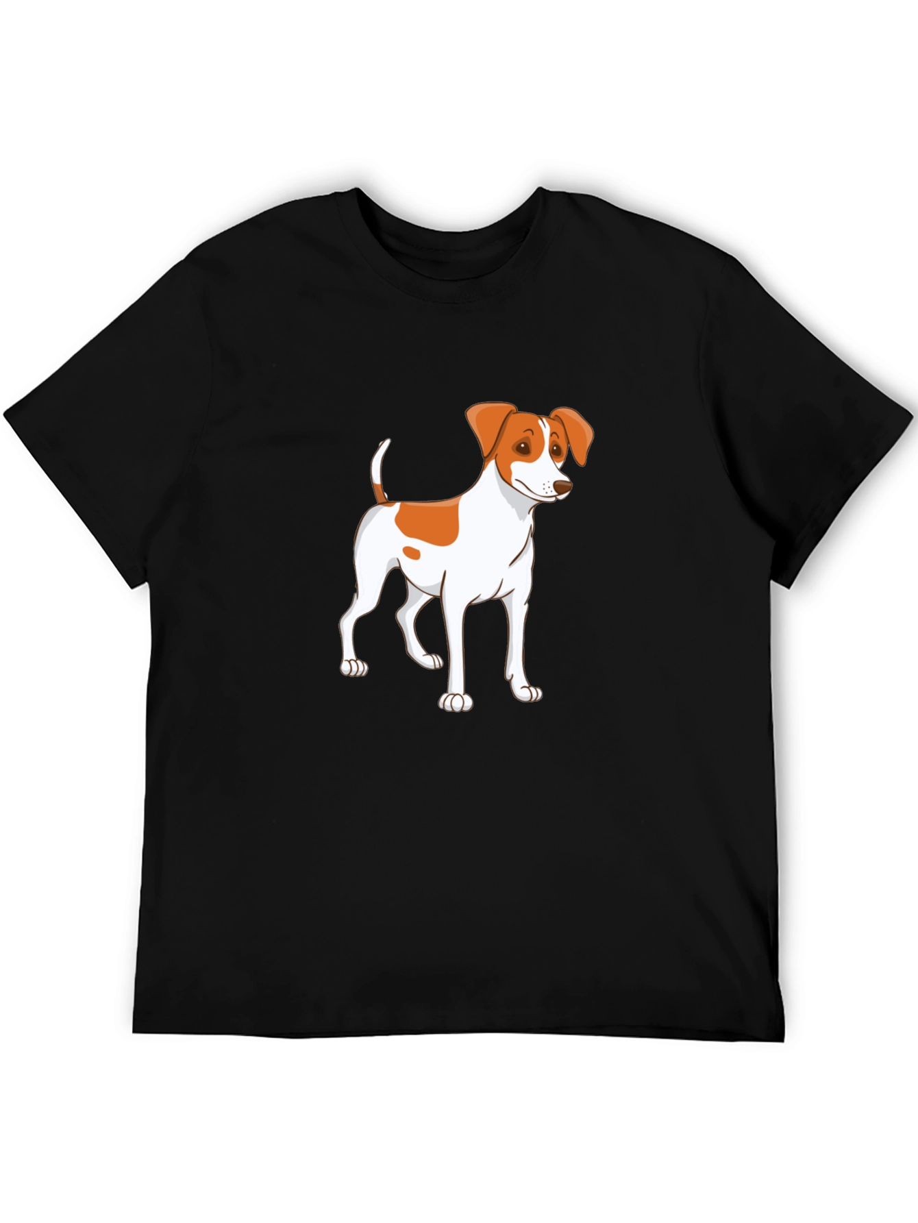 Cute Dog Graphic Tee - Unisex Black T-Shirt