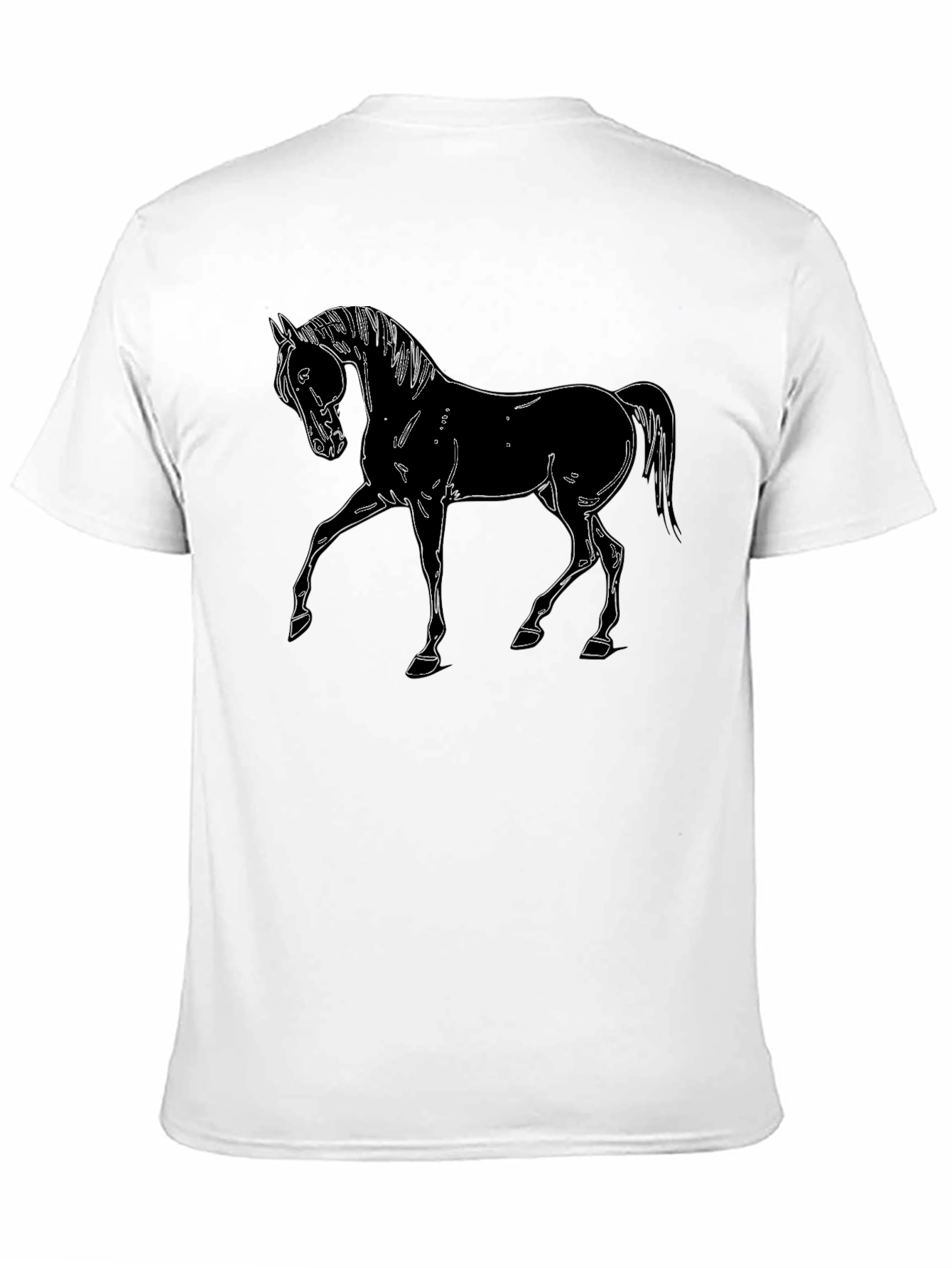 Horse Graphic Black T-Shirt