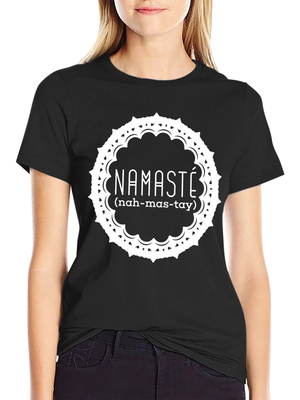 Namaste Graphic Tee - Stylish & Meaningful