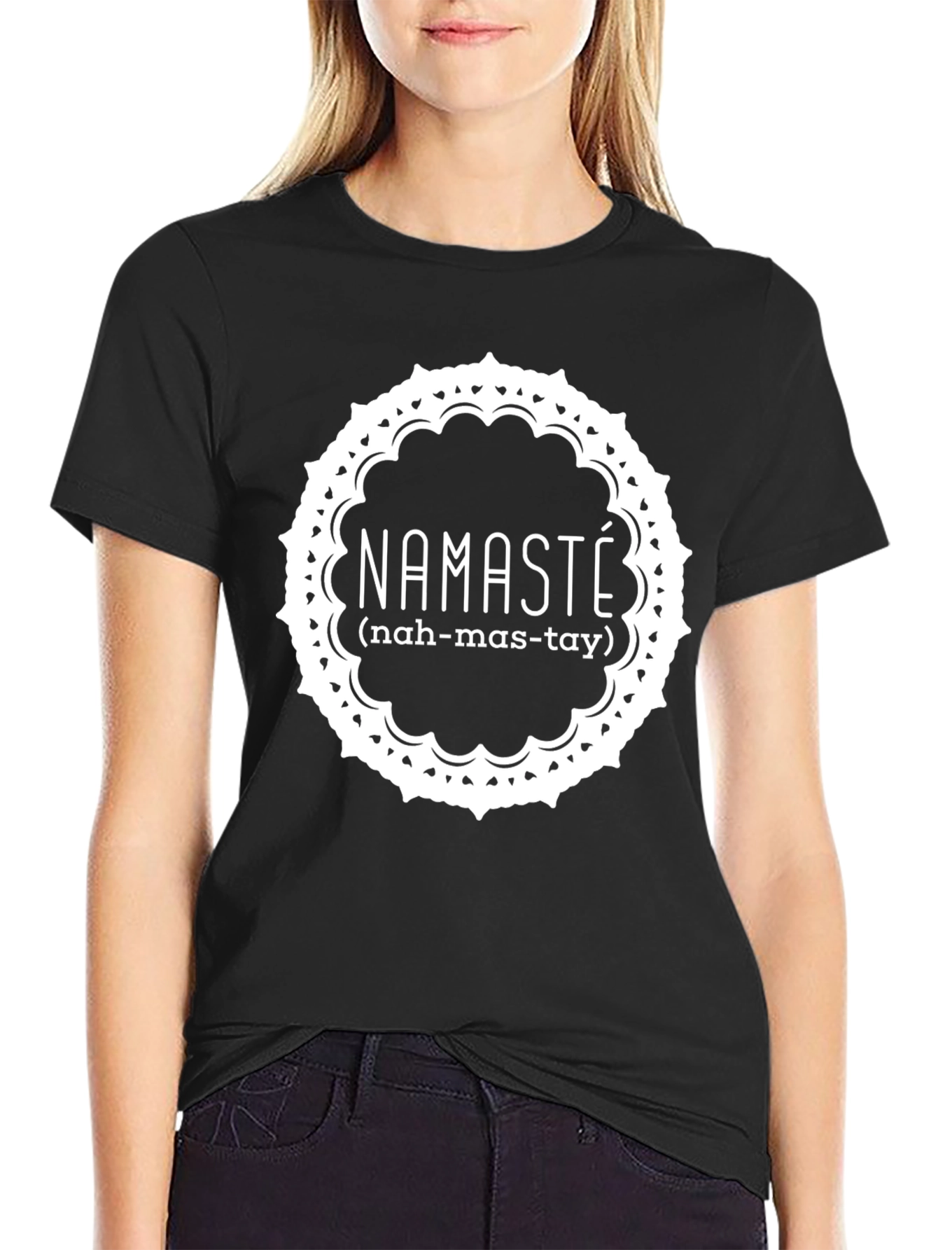 Namaste Graphic Tee - Stylish & Meaningful