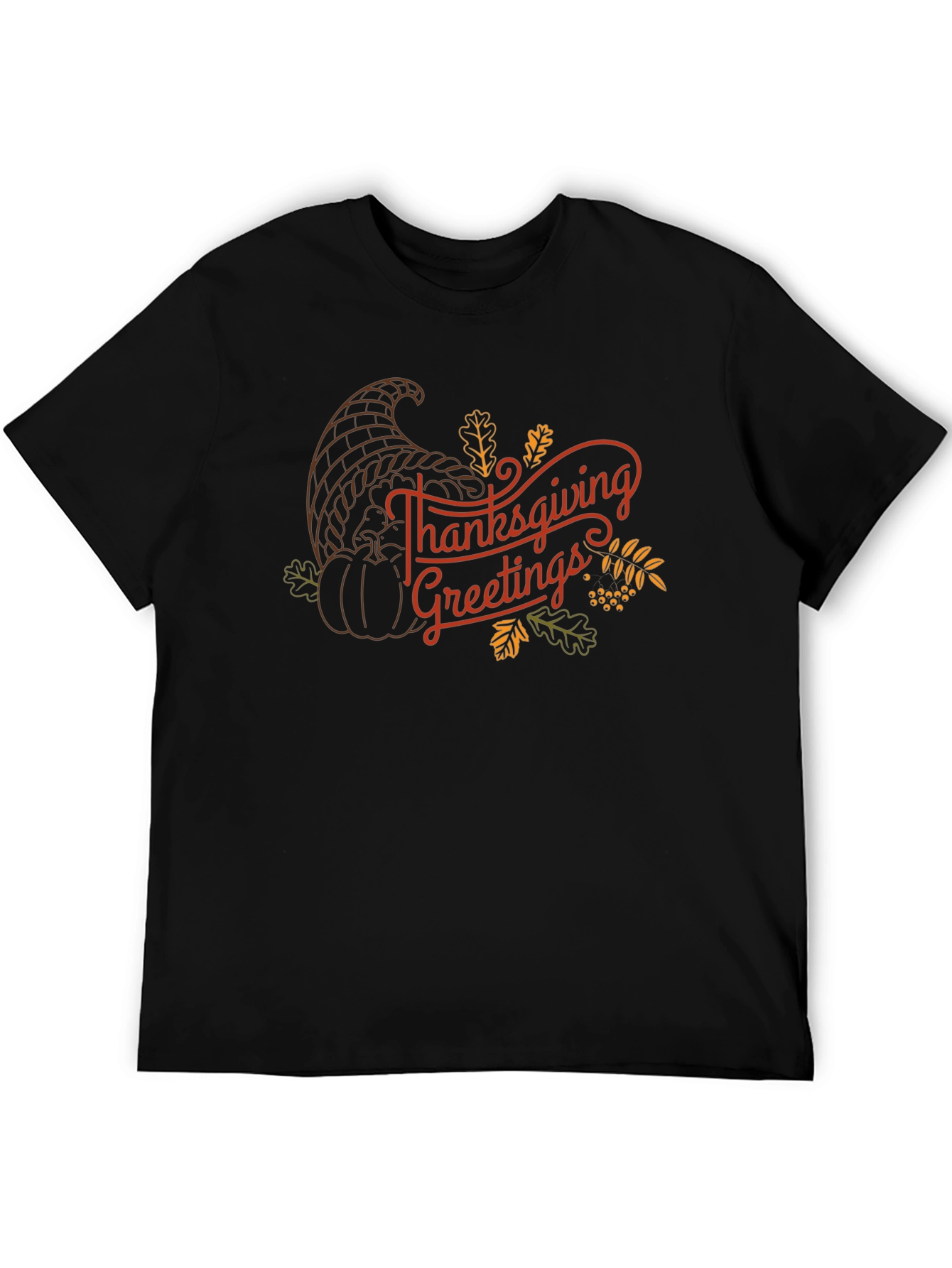 Thanksgiving Greetings Graphic T-Shirt