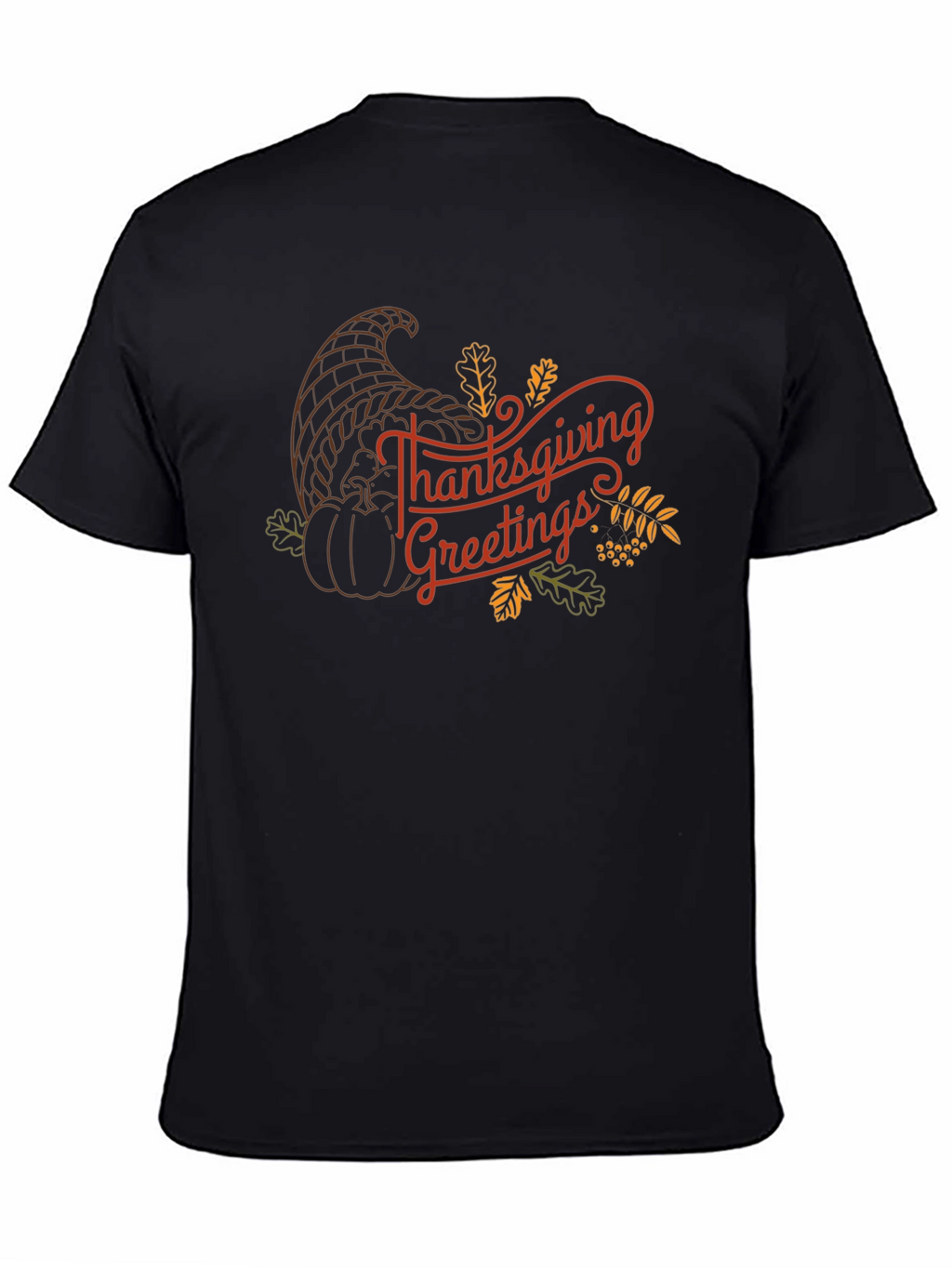 Thanksgiving Greetings Graphic T-Shirt