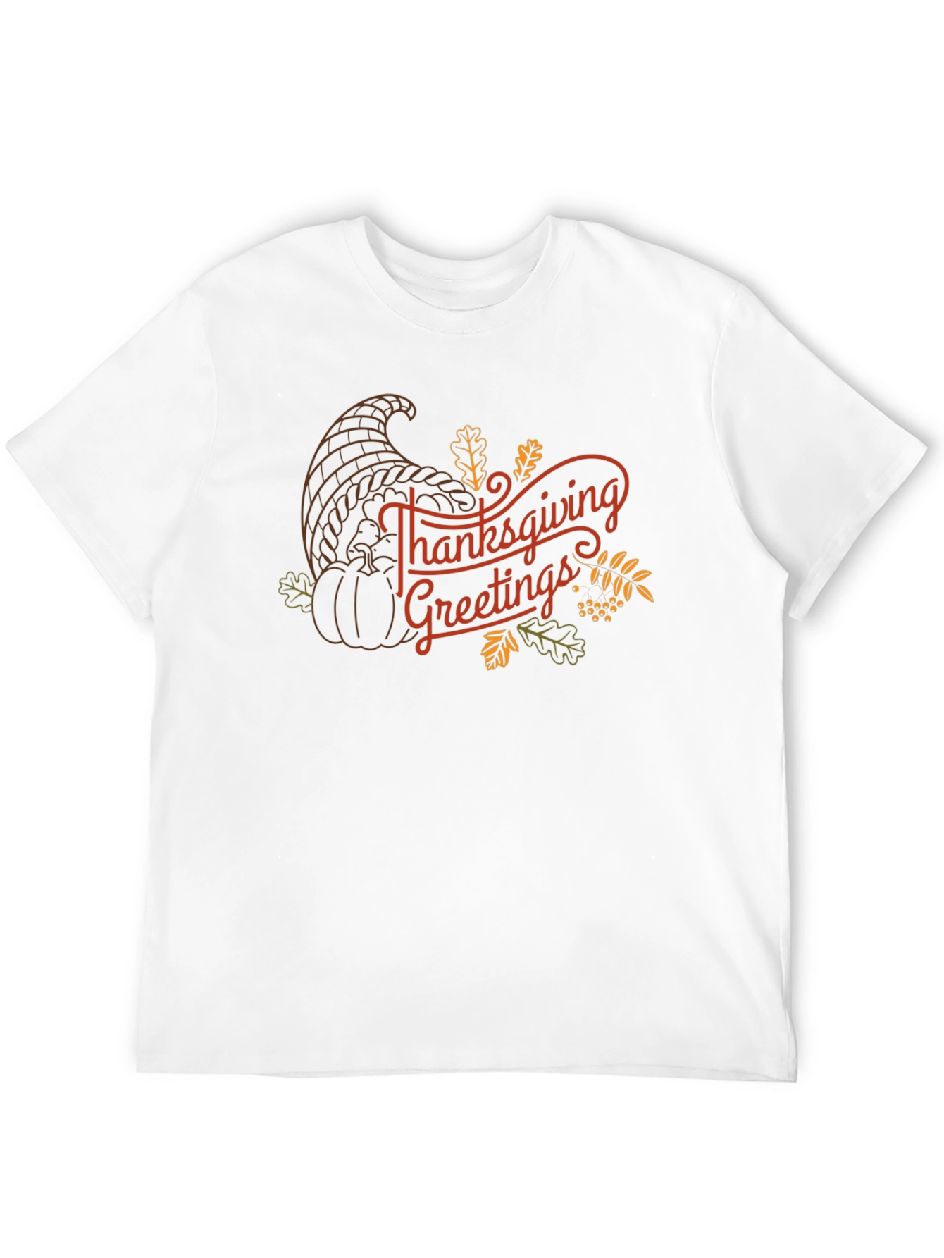 Thanksgiving Greetings Graphic T-Shirt