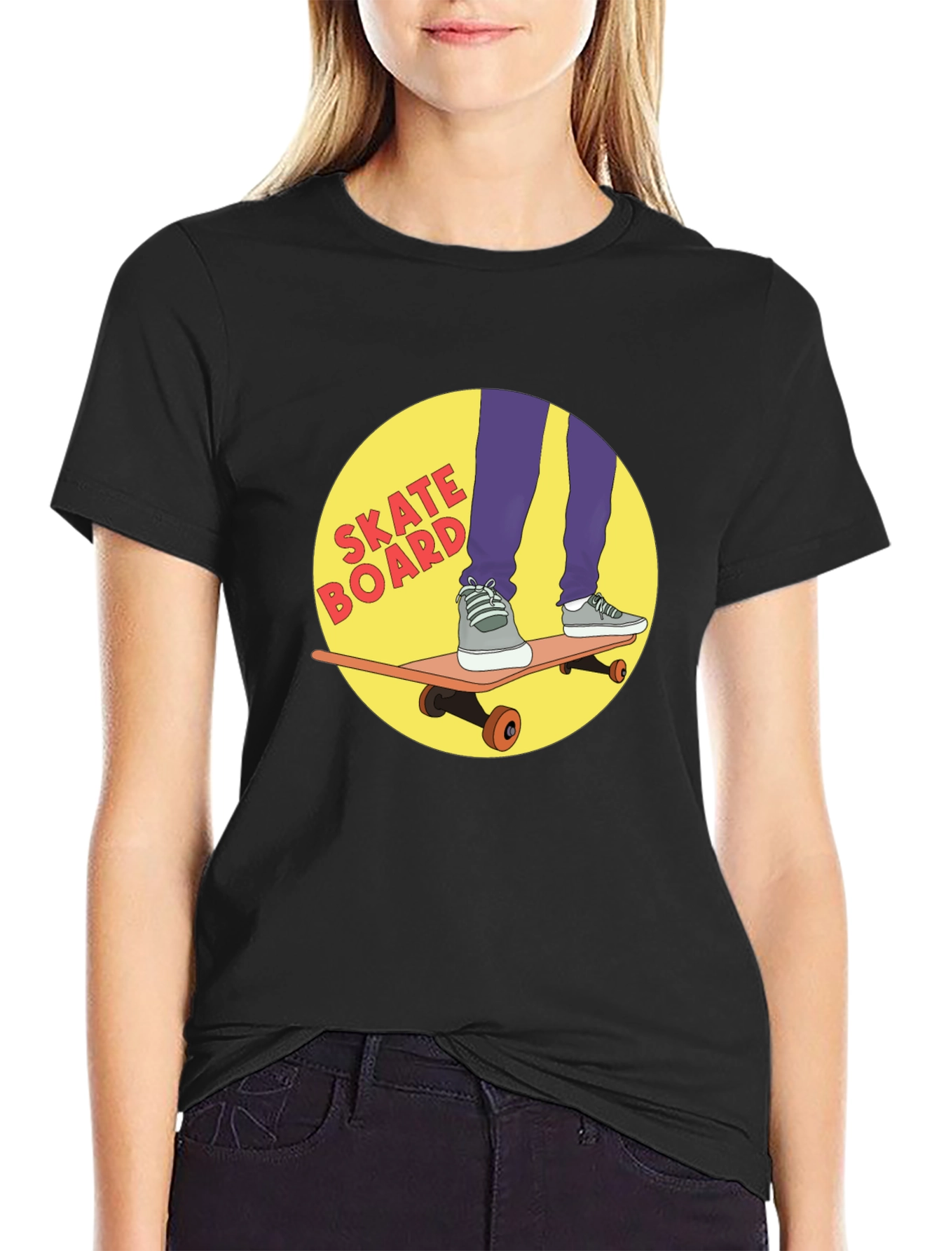 Skateboard Graphic Tee - Cool Skateboarding T-Shirt