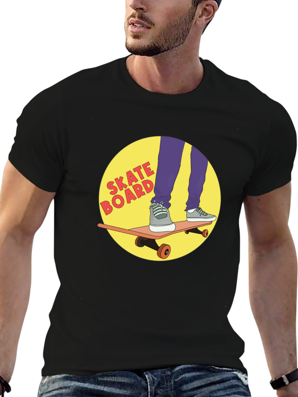 Skateboard Graphic Tee - Cool Skateboarding T-Shirt