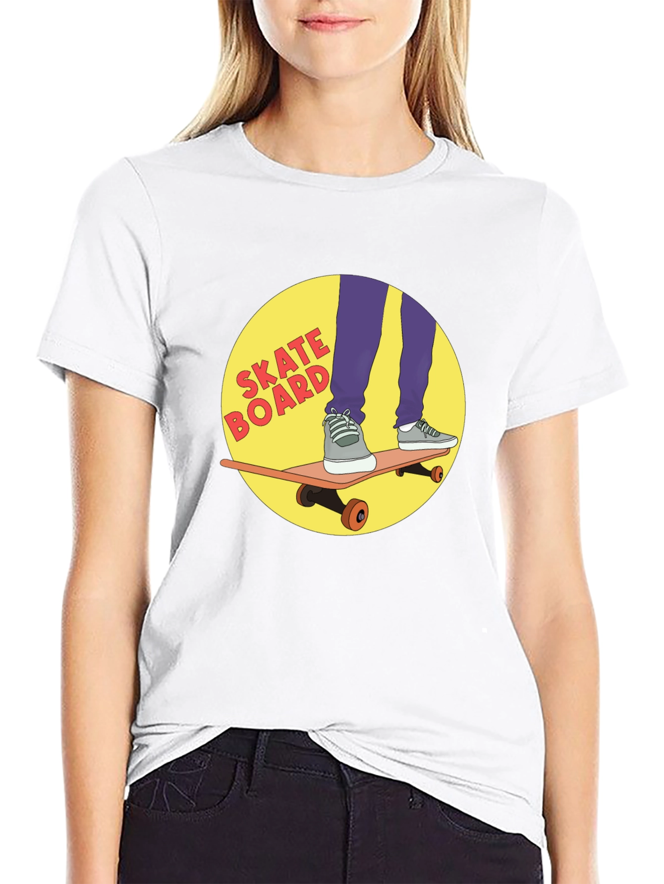 Skateboard Graphic Tee - Cool Skateboarding T-Shirt