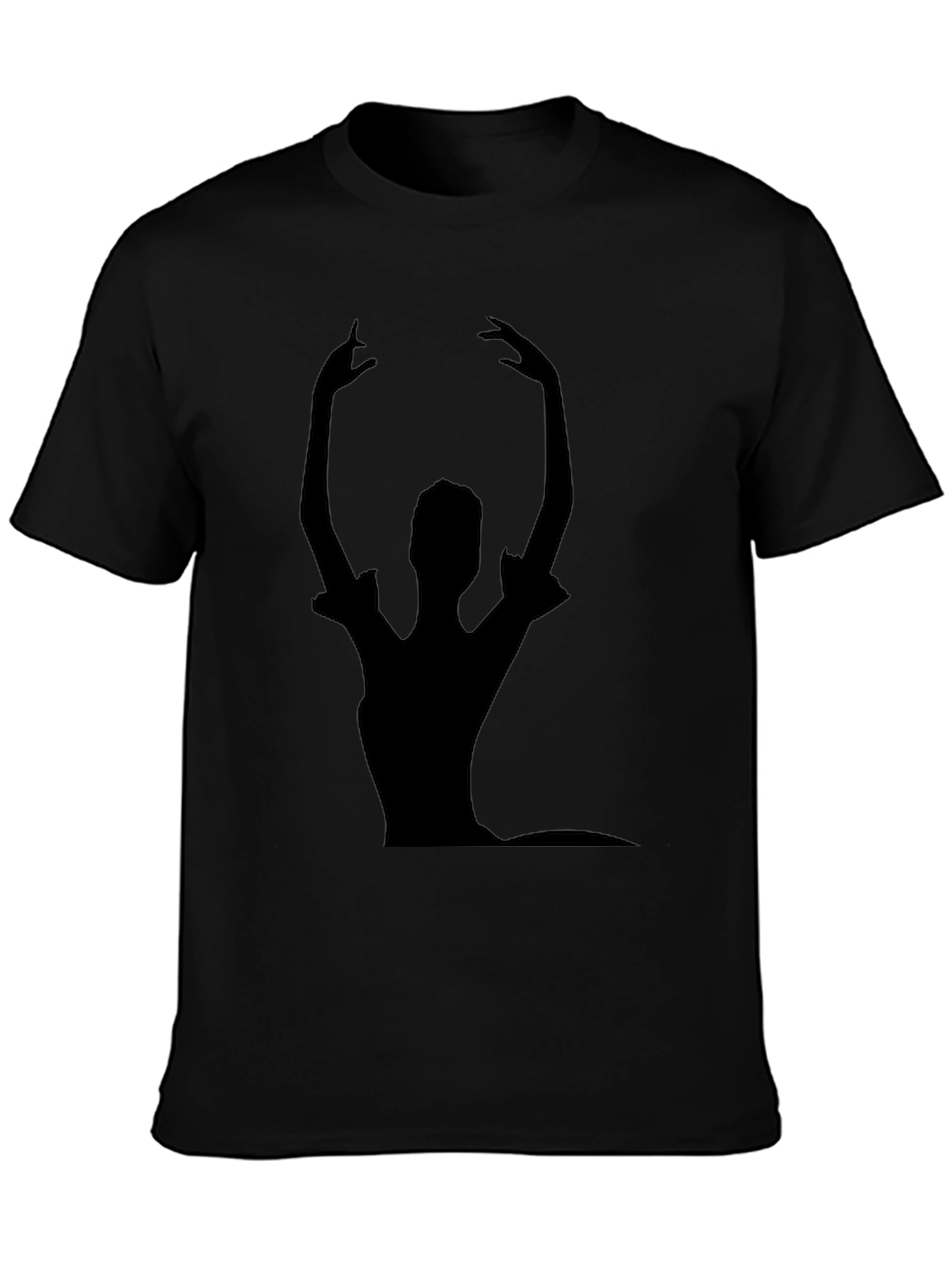 Ballet Dancer Silhouette Graphic T-Shirt