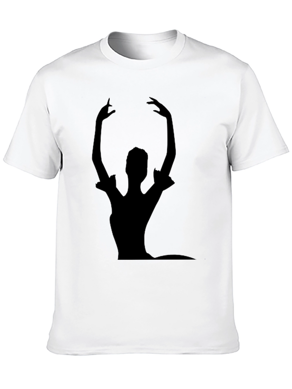 Ballet Dancer Silhouette Graphic T-Shirt
