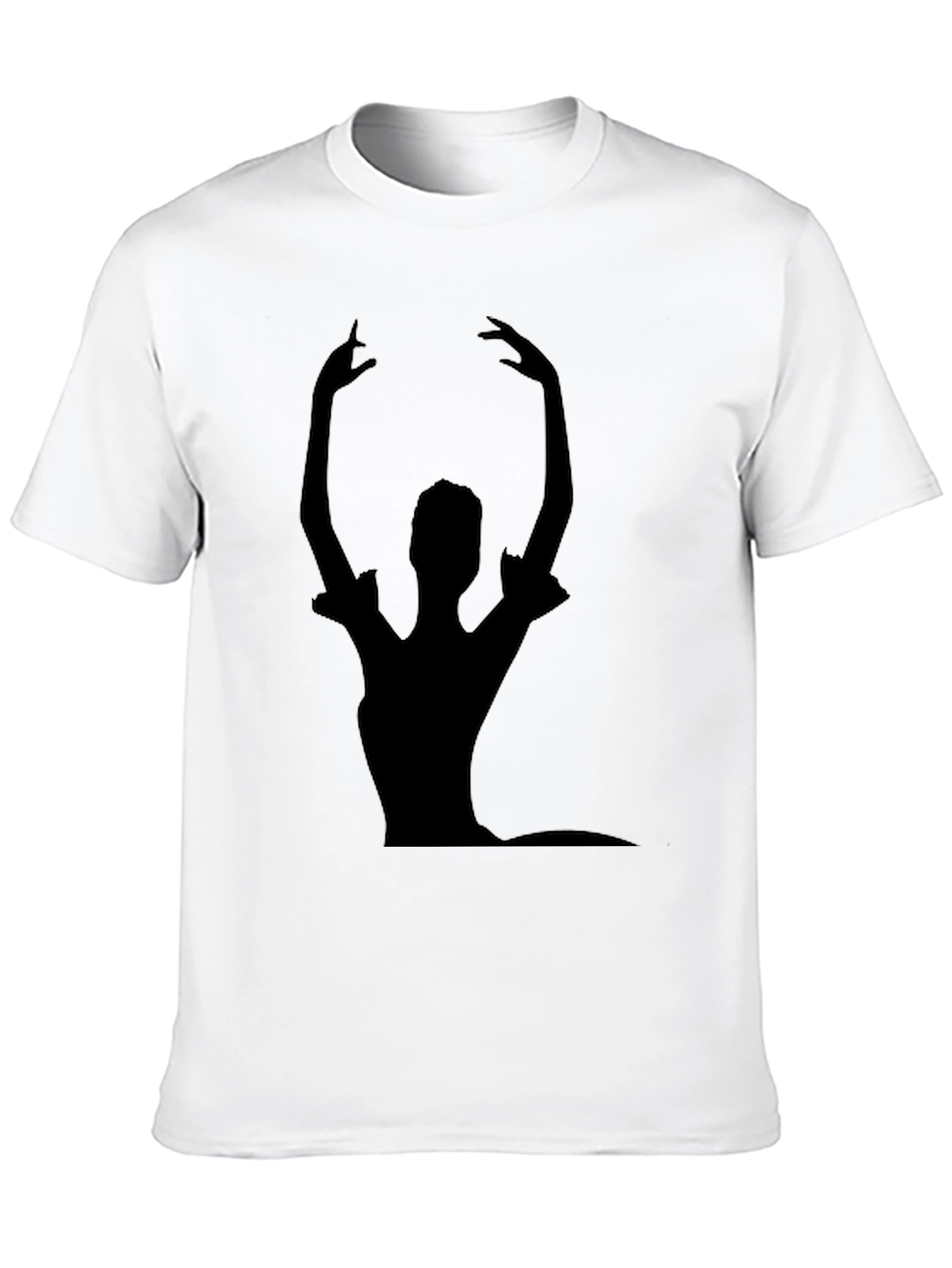Ballet Dancer Silhouette Graphic T-Shirt