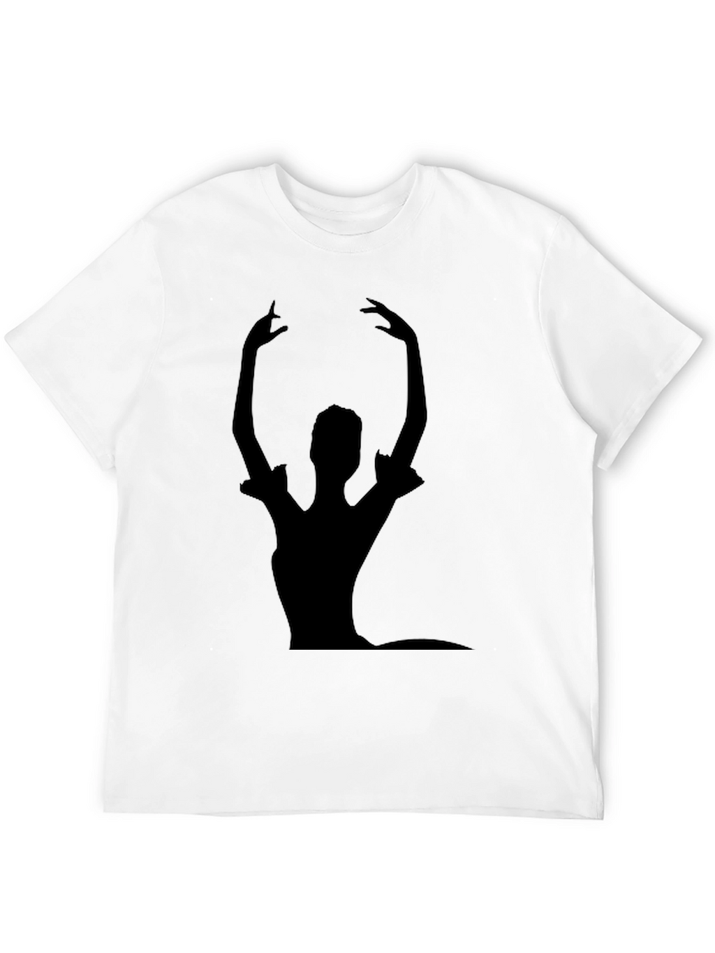 Ballet Dancer Silhouette Graphic T-Shirt