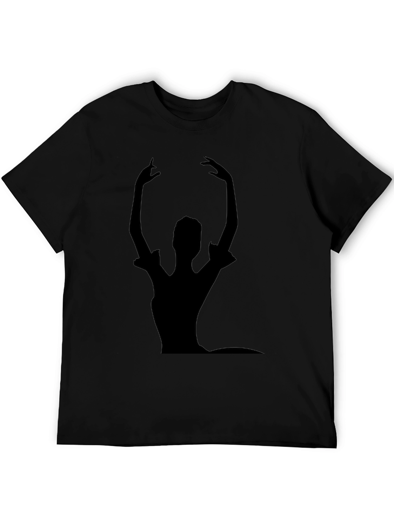 Ballet Dancer Silhouette Graphic T-Shirt