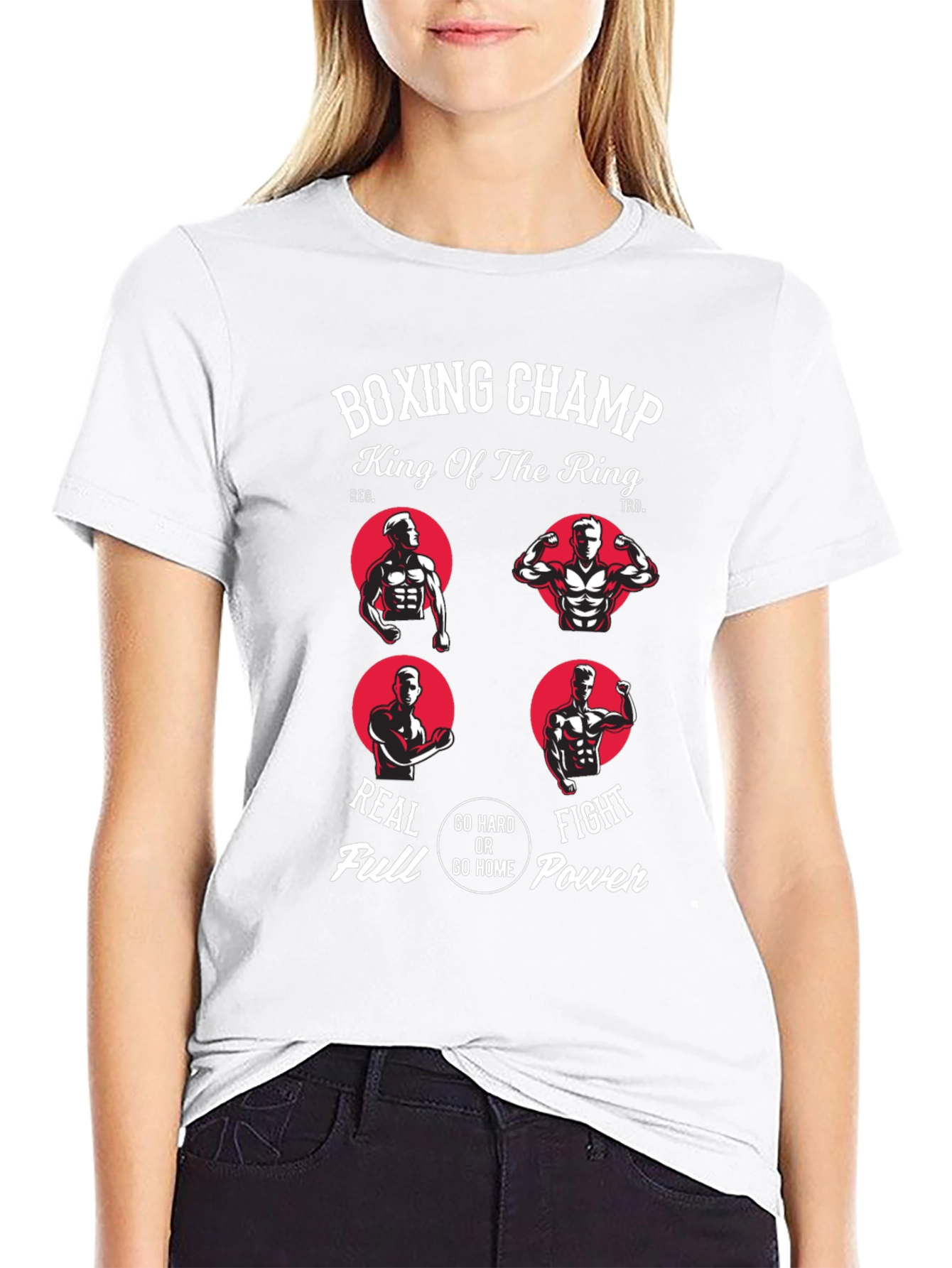 Boxing Champ Graphic Tee - King of the Ring T-Shirt