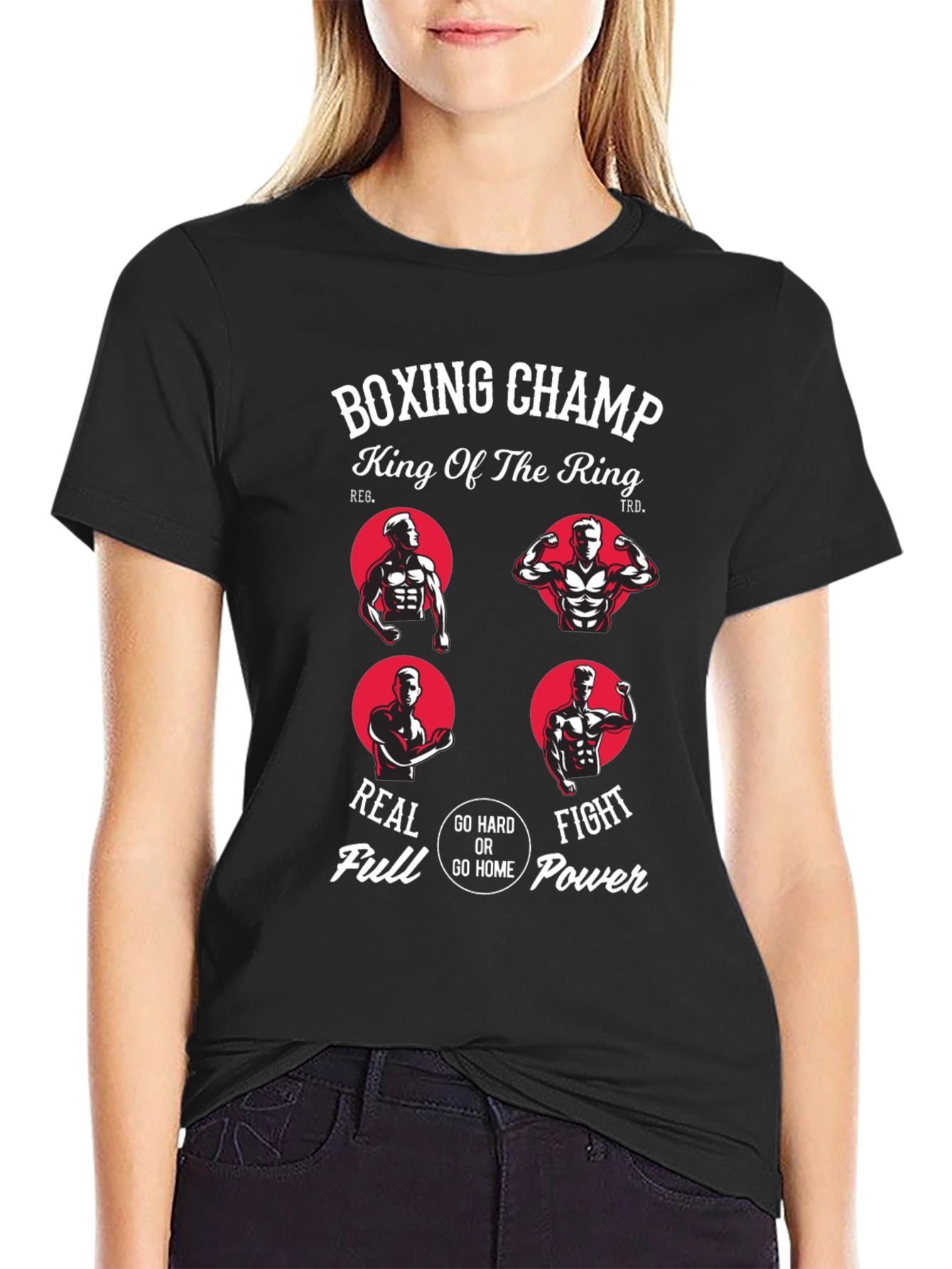 Boxing Champ Graphic Tee - King of the Ring T-Shirt