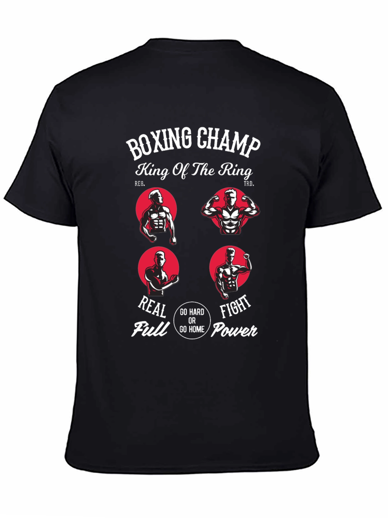 Boxing Champ Graphic Tee - King of the Ring T-Shirt