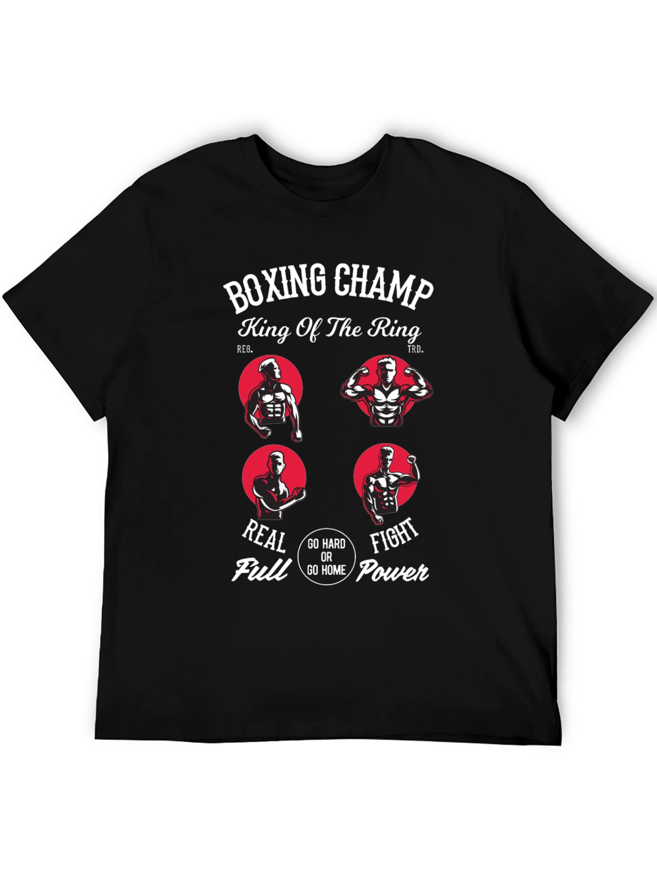 Boxing Champ Graphic Tee - King of the Ring T-Shirt