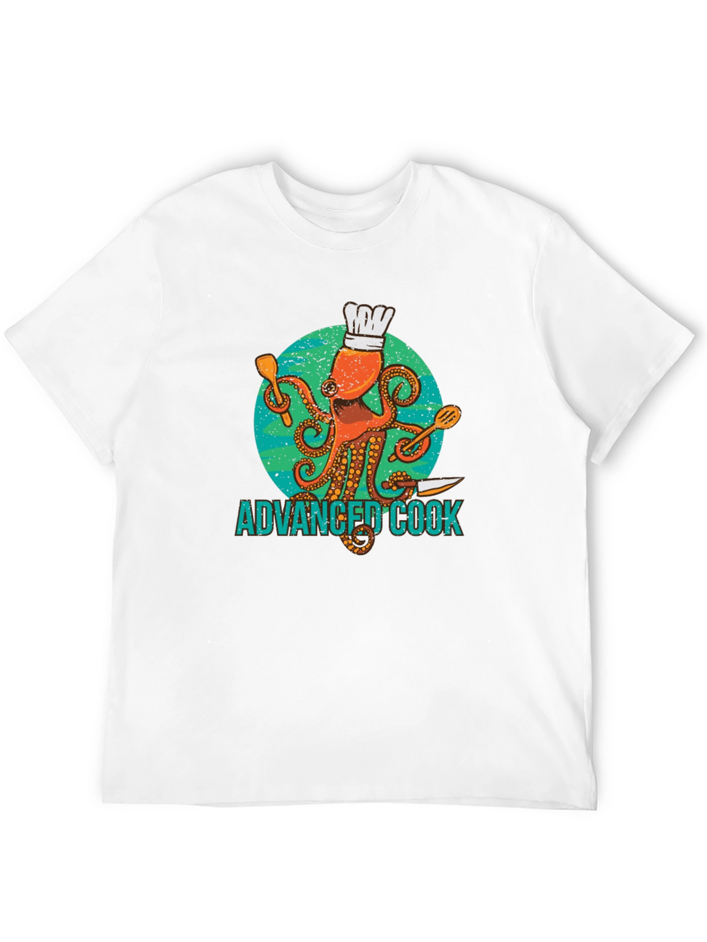 Advanced Cook Octopus Chef Graphic T-Shirt