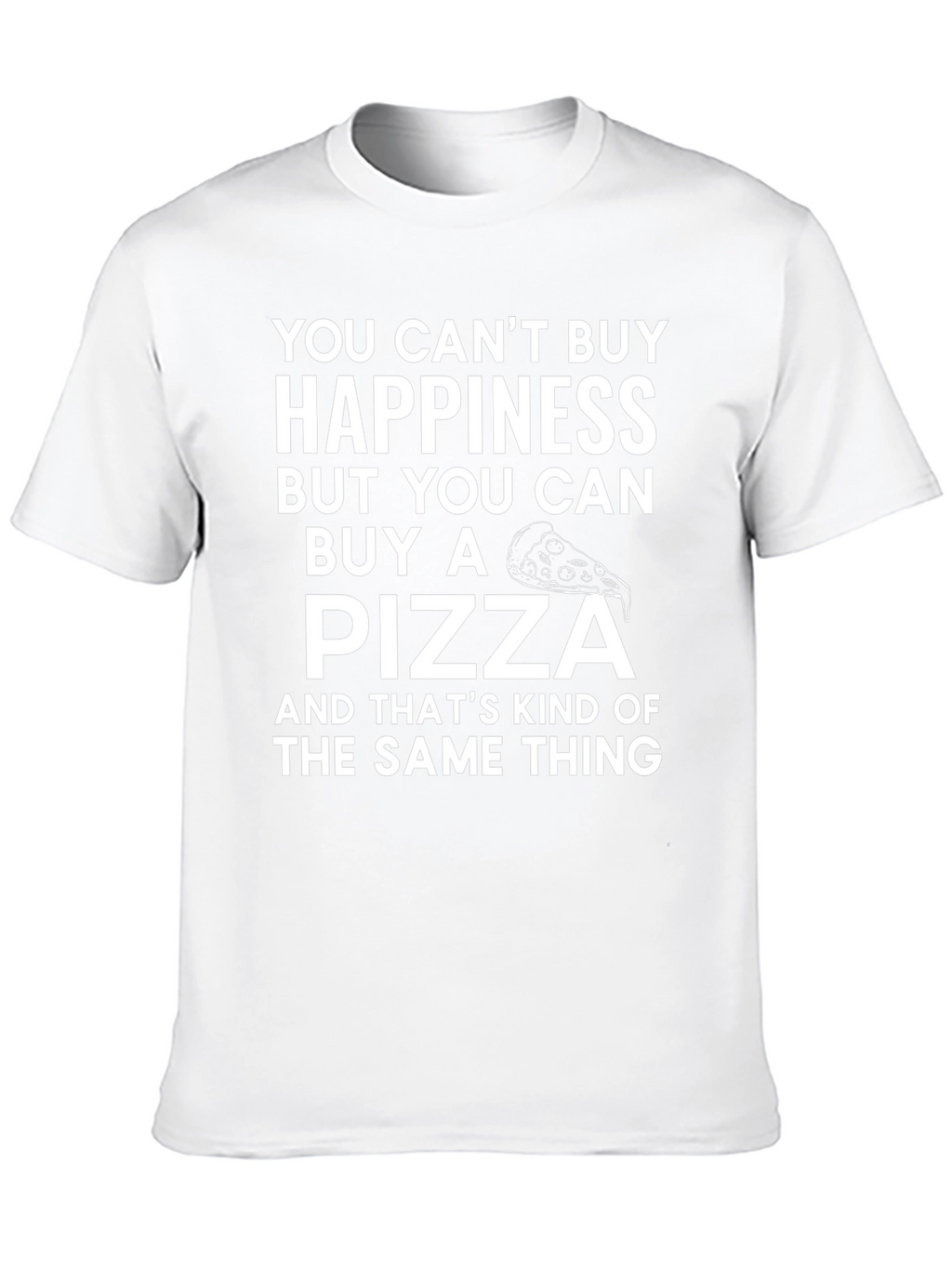 Pizza & Happiness Graphic Tee - Funny Foodie T-Shirt