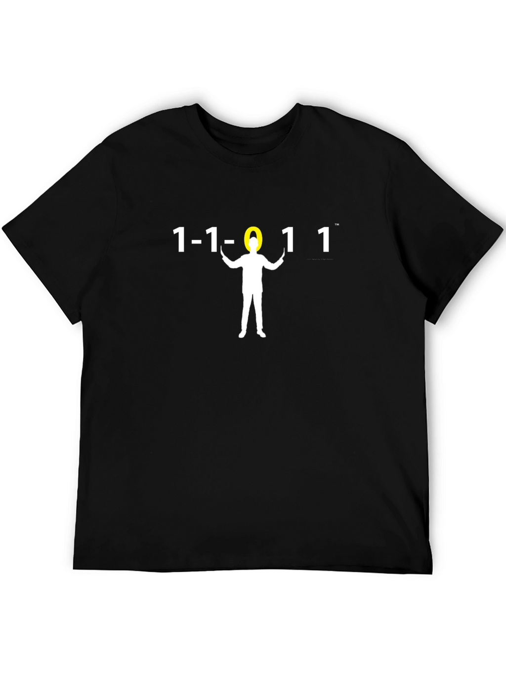 Binary Code Graphic T-Shirt