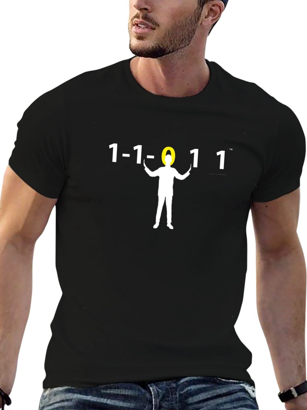 Binary Code Graphic T-Shirt