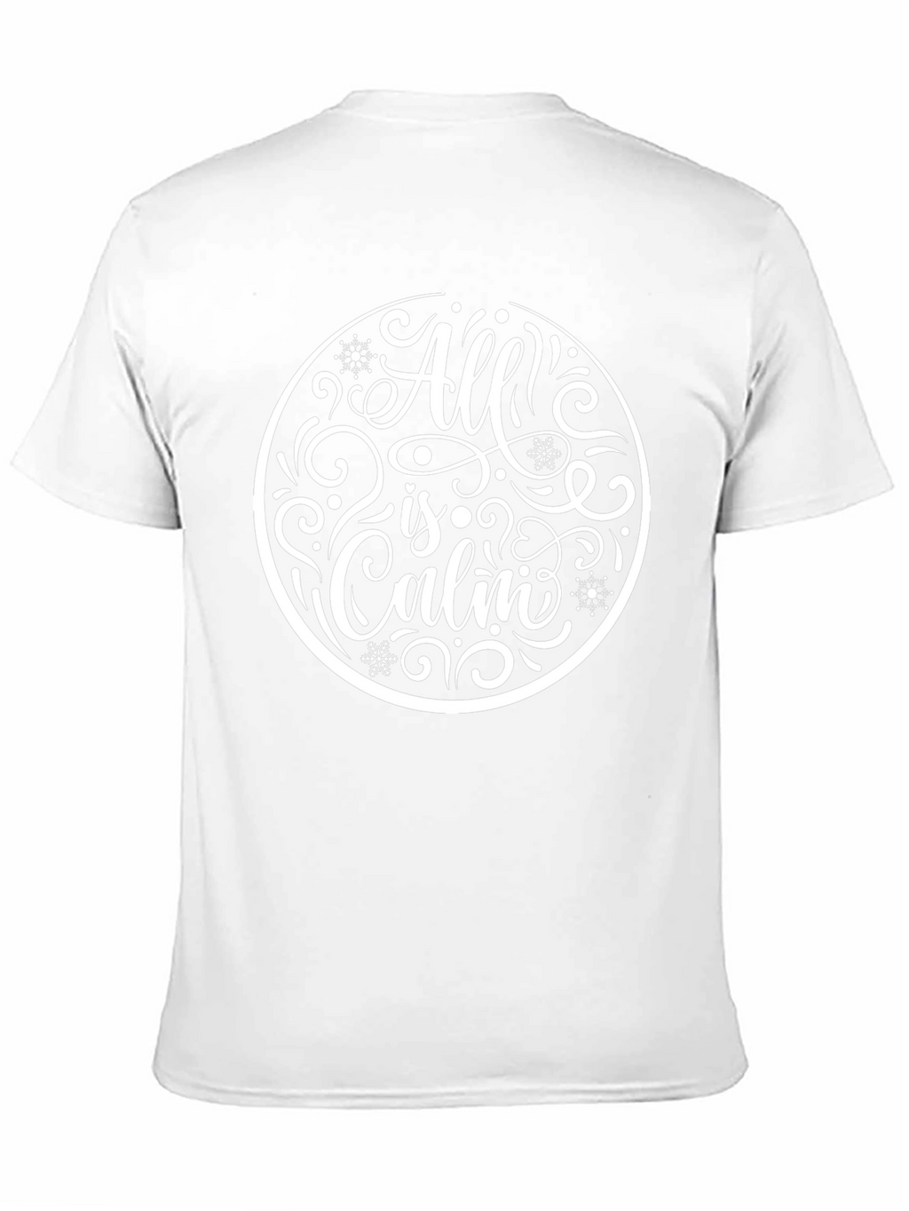 All is Calm Holiday T-Shirt - Black