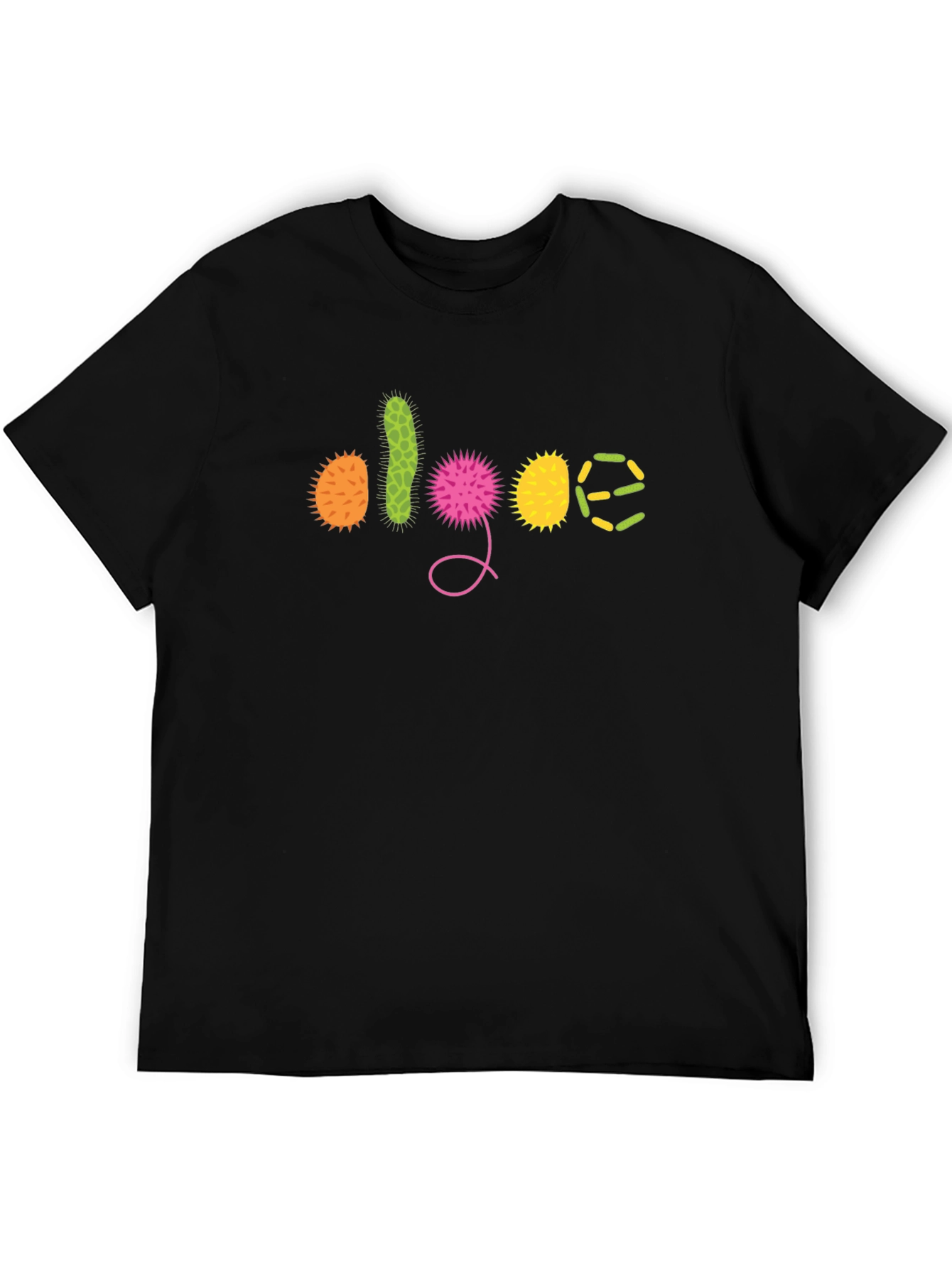 Algae Graphic Black T-Shirt
