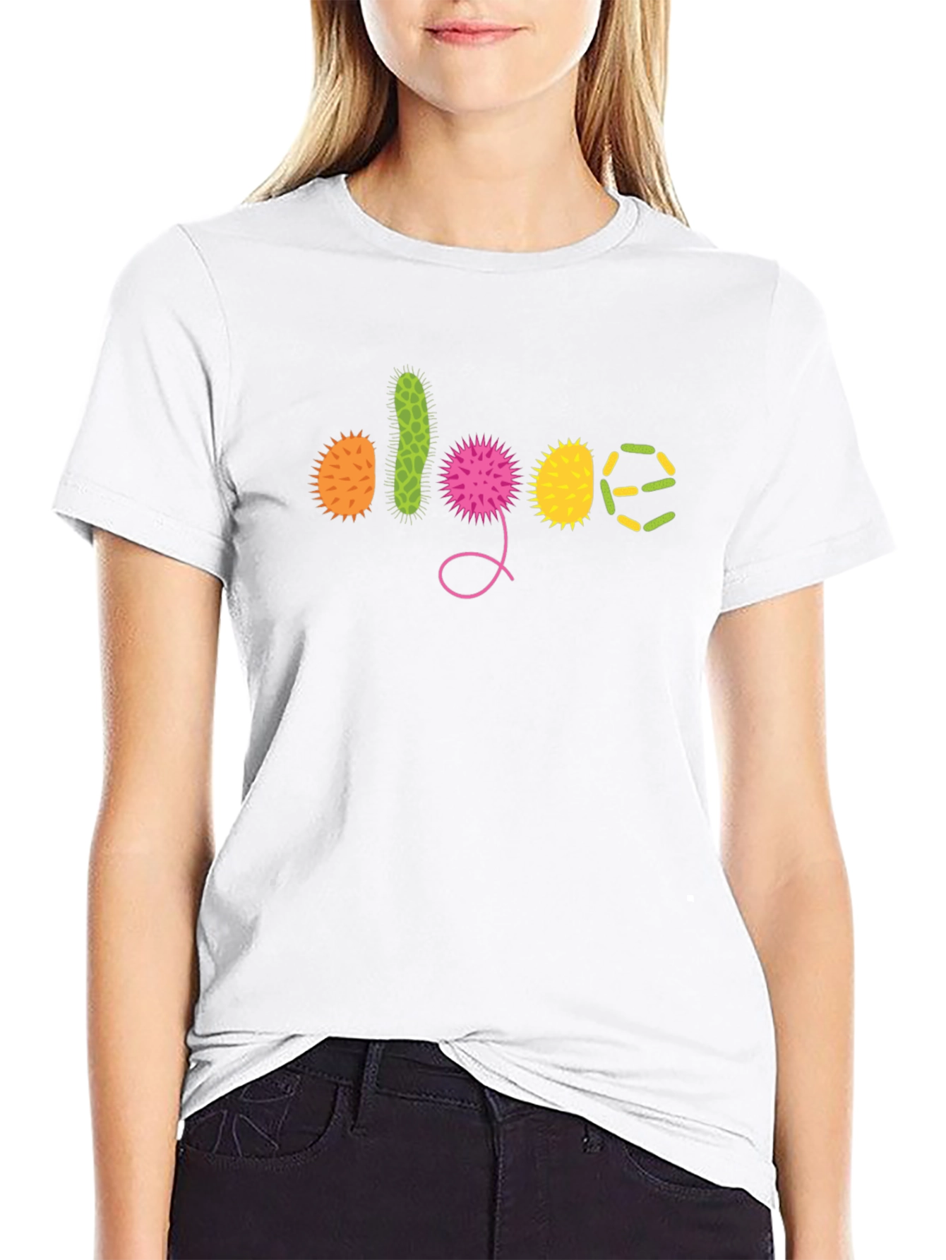 Algae Graphic Black T-Shirt