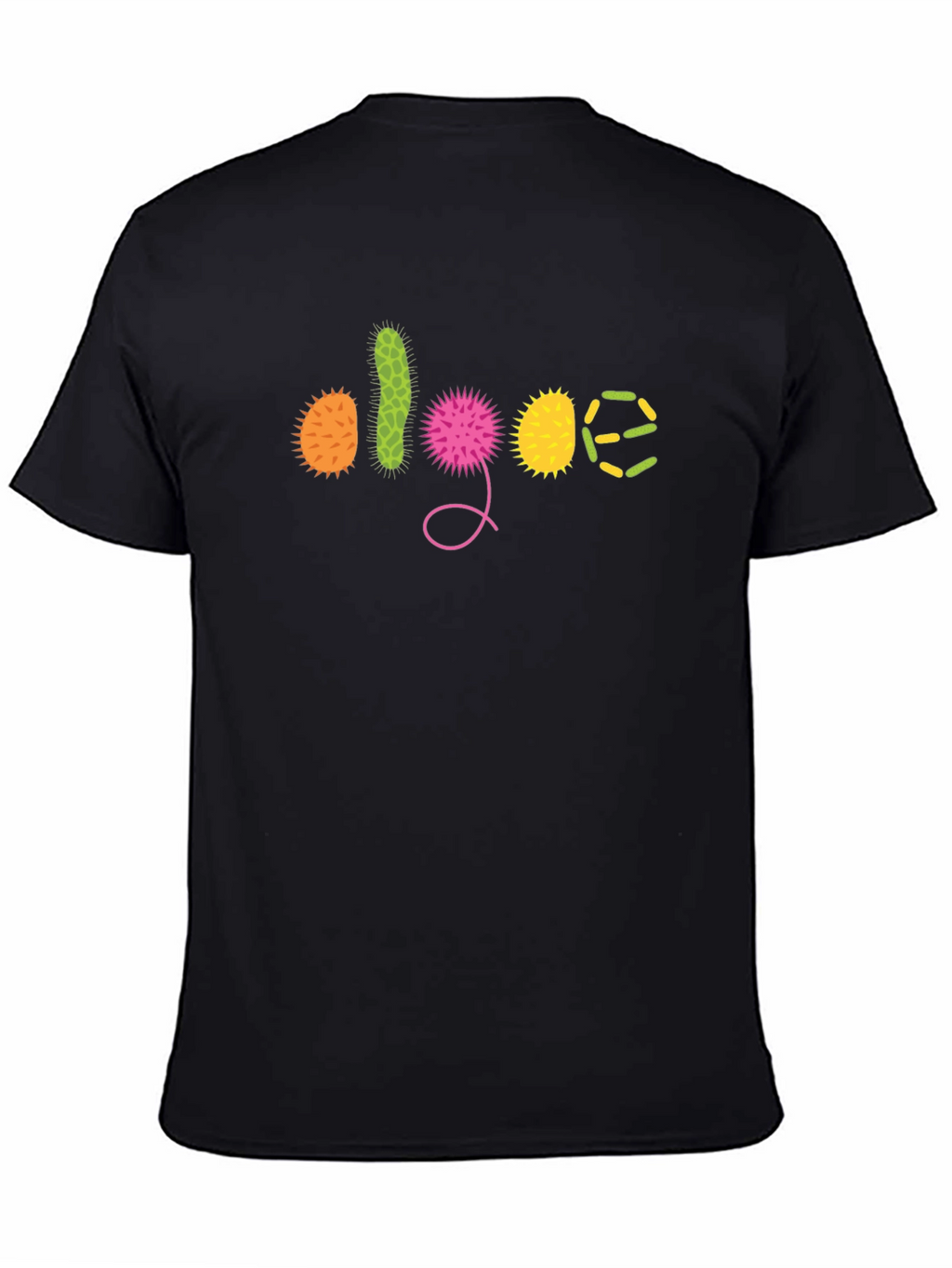 Algae Graphic Black T-Shirt