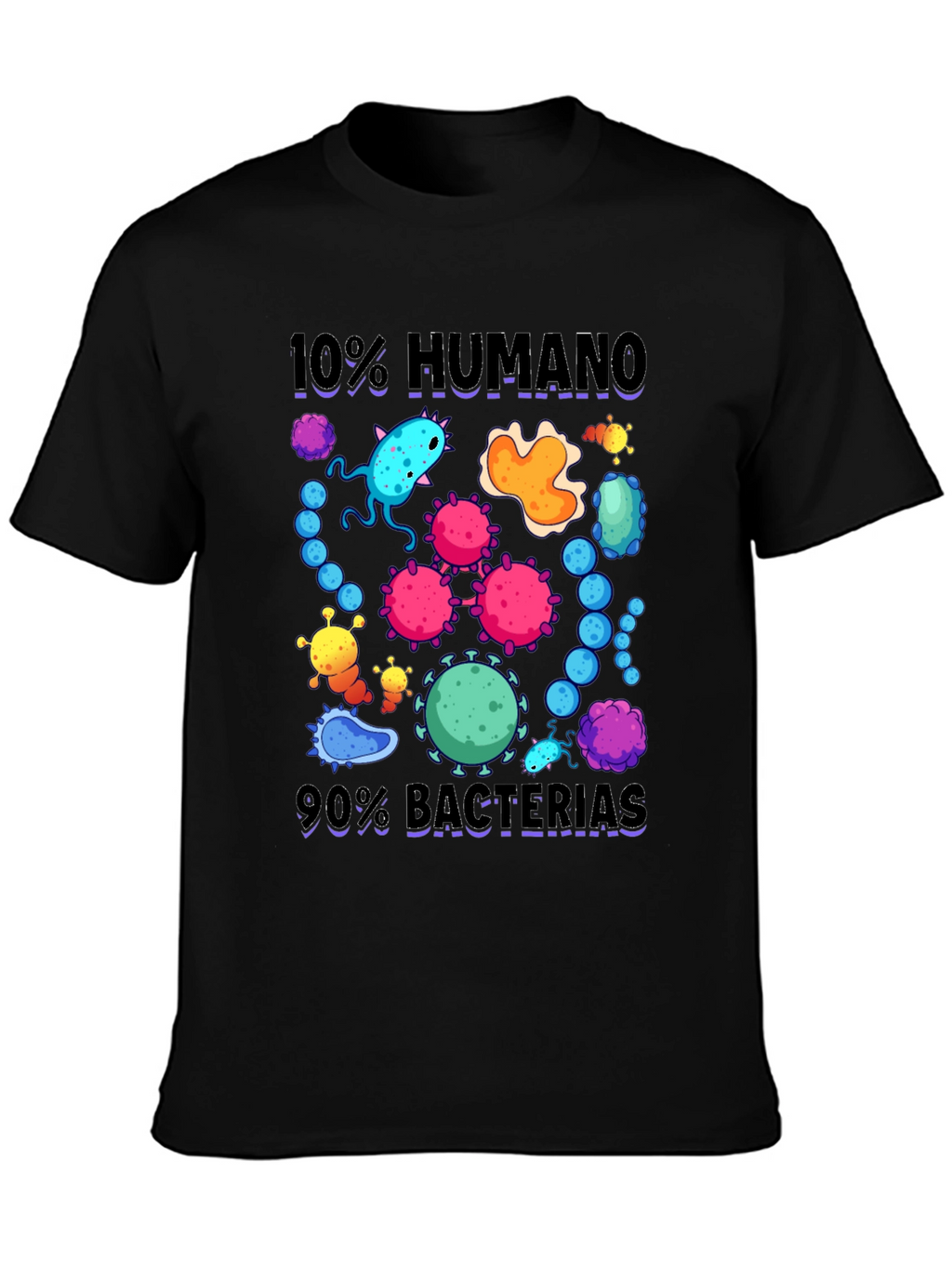10% Human 90% Bacteria Graphic T-Shirt