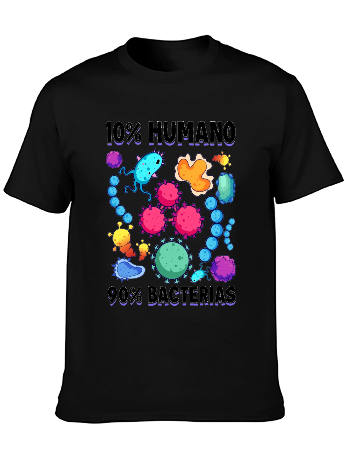 10% Human 90% Bacteria Graphic T-Shirt