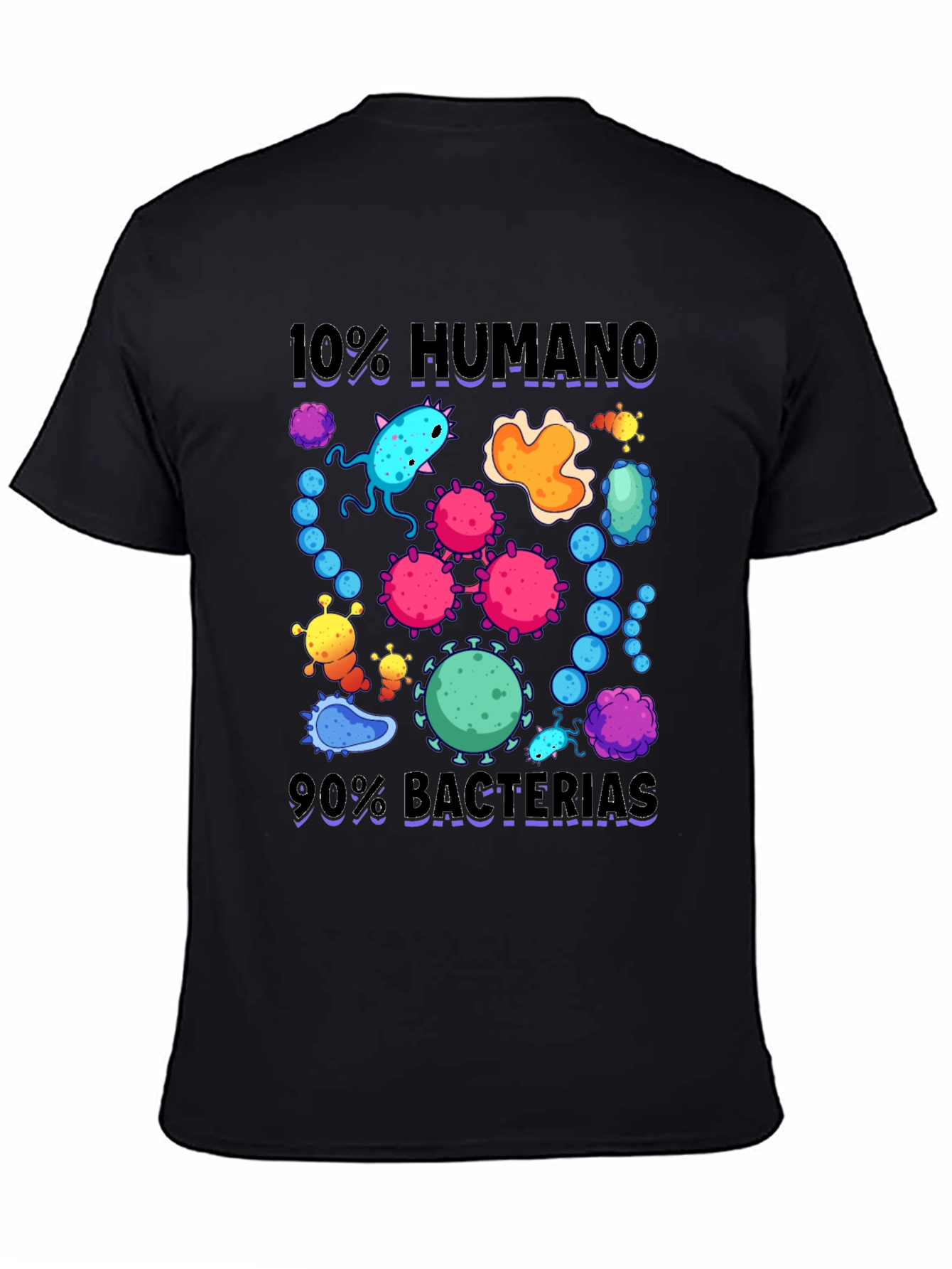 10% Human 90% Bacteria Graphic T-Shirt