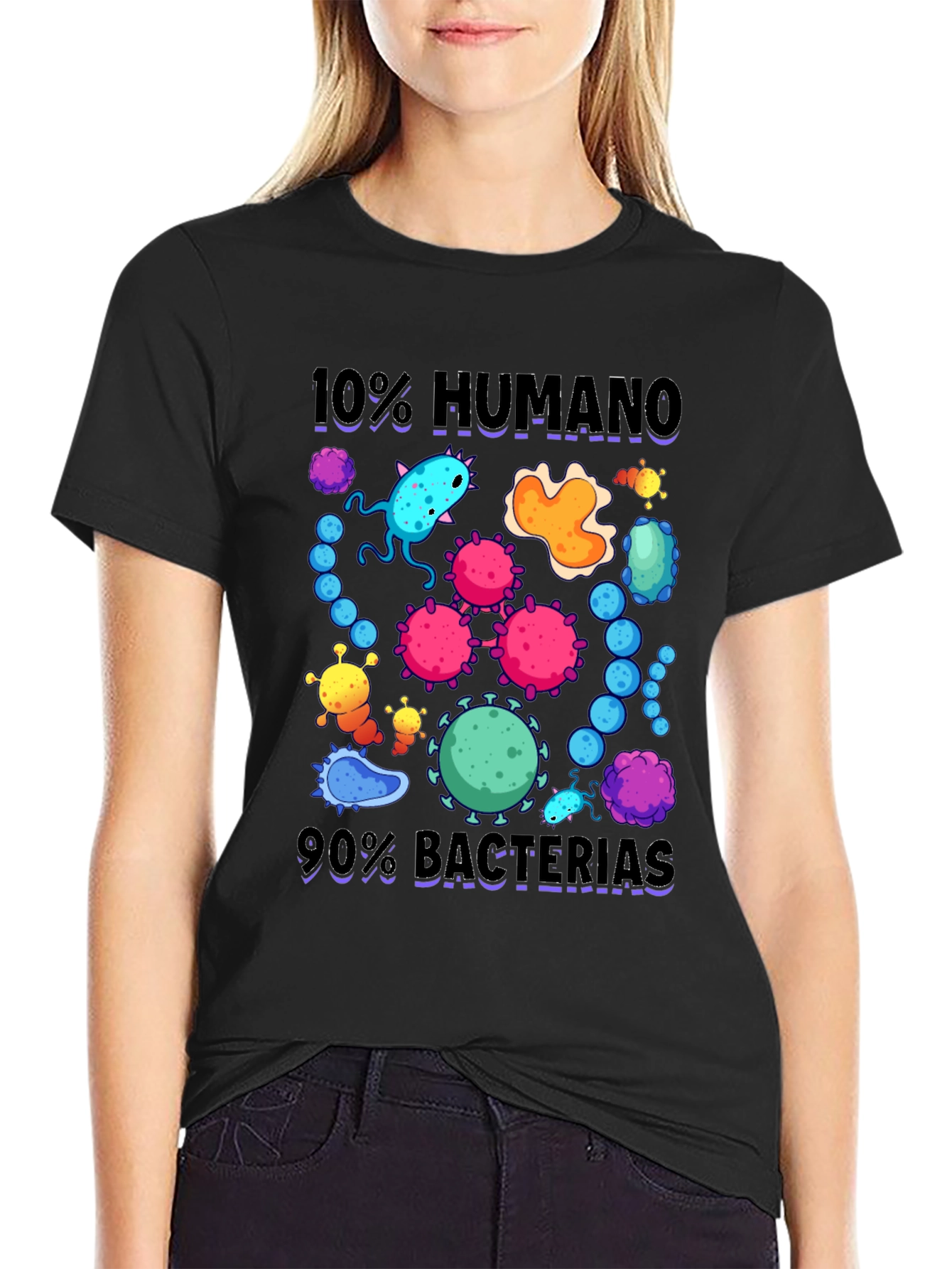 10% Human 90% Bacteria Graphic T-Shirt