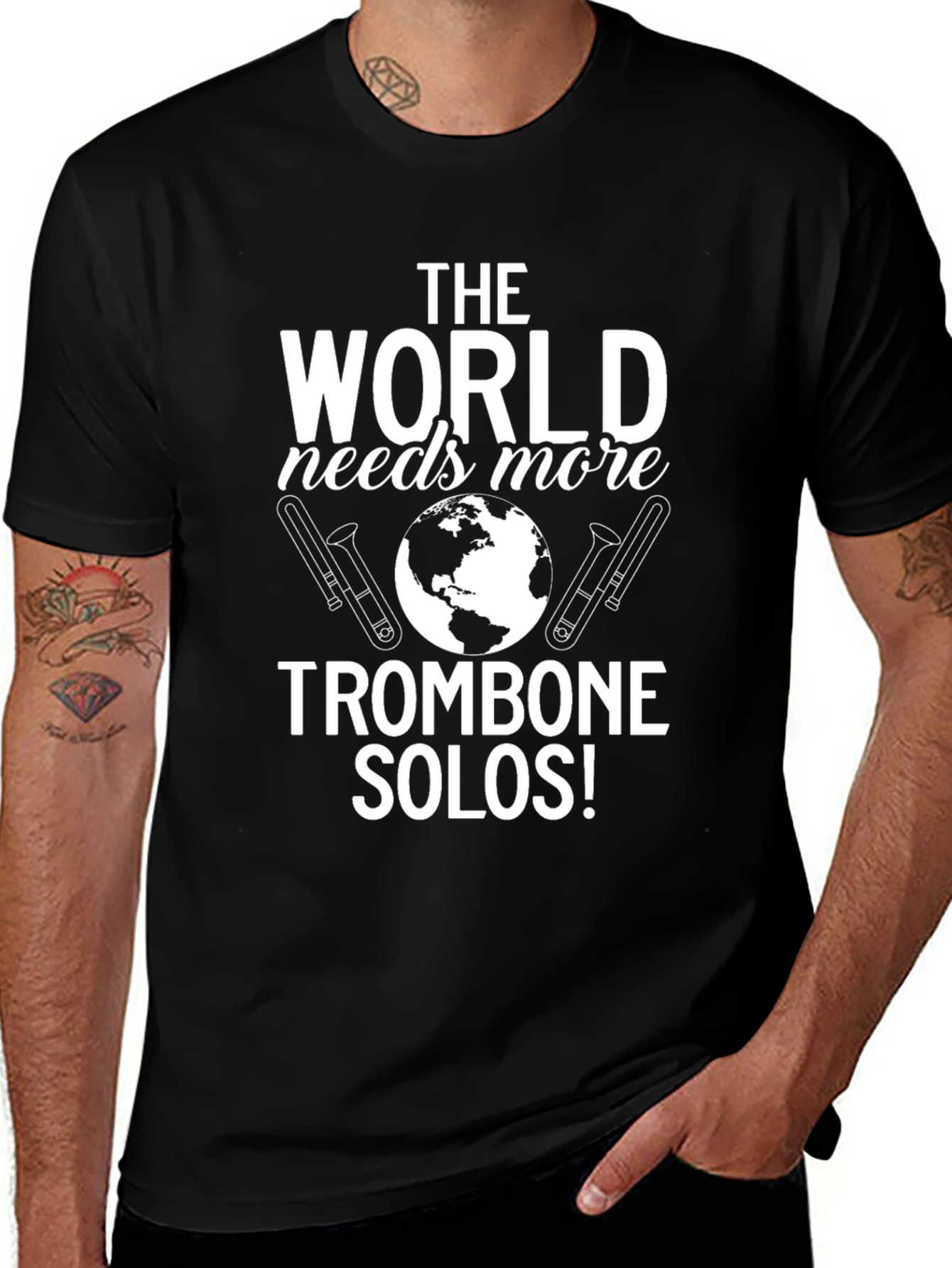 The World Needs More Trombone Solos T-Shirt
