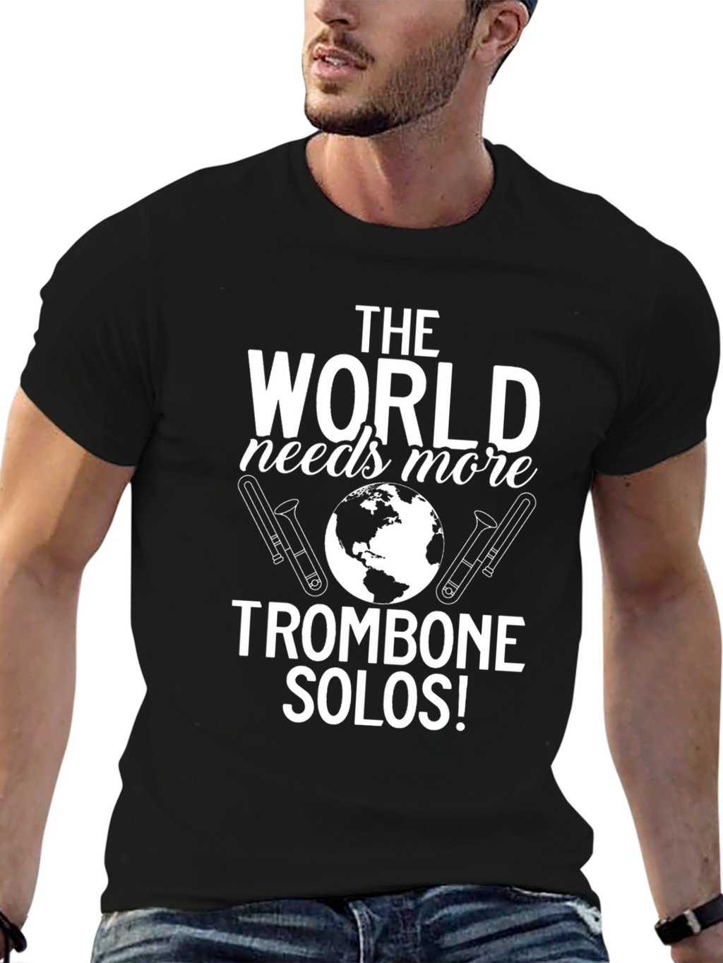 The World Needs More Trombone Solos T-Shirt