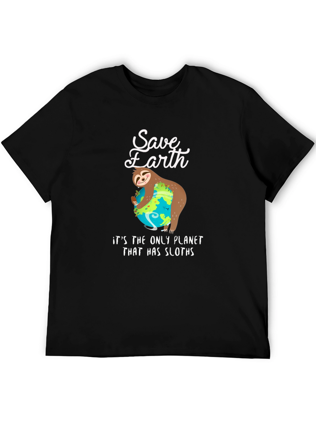 Save Earth Sloth Graphic Tee