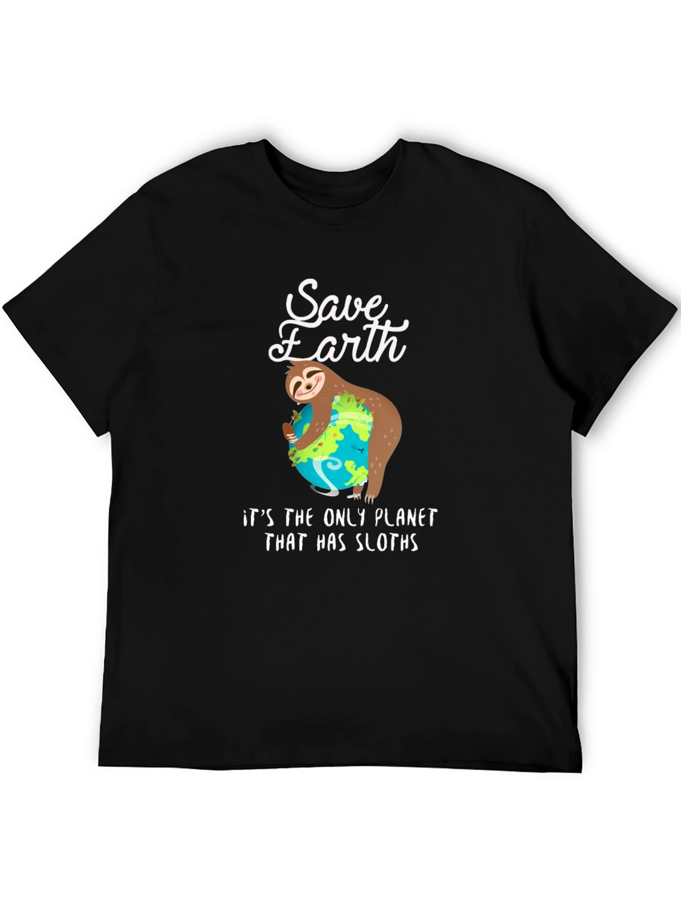 Save Earth Sloth Graphic Tee