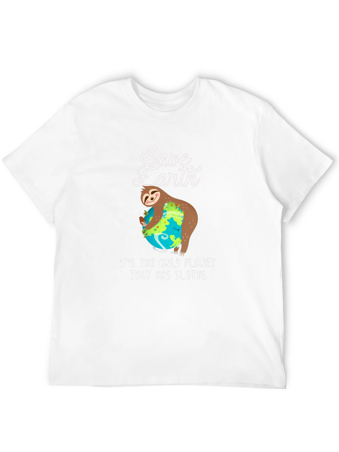 Save Earth Sloth Graphic Tee