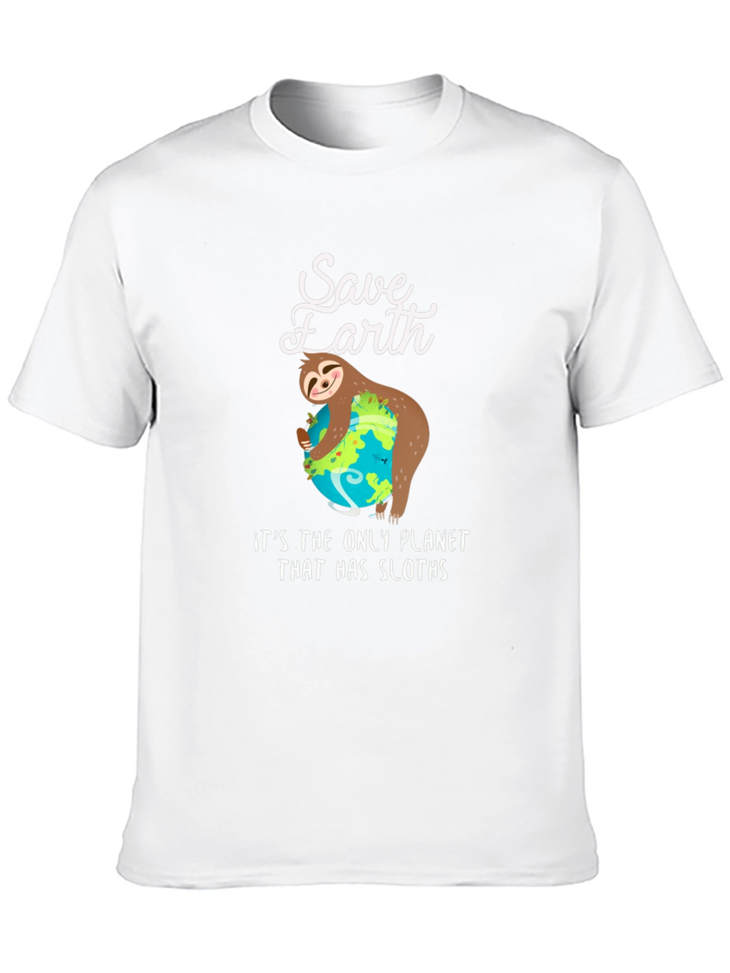 Save Earth Sloth Graphic Tee