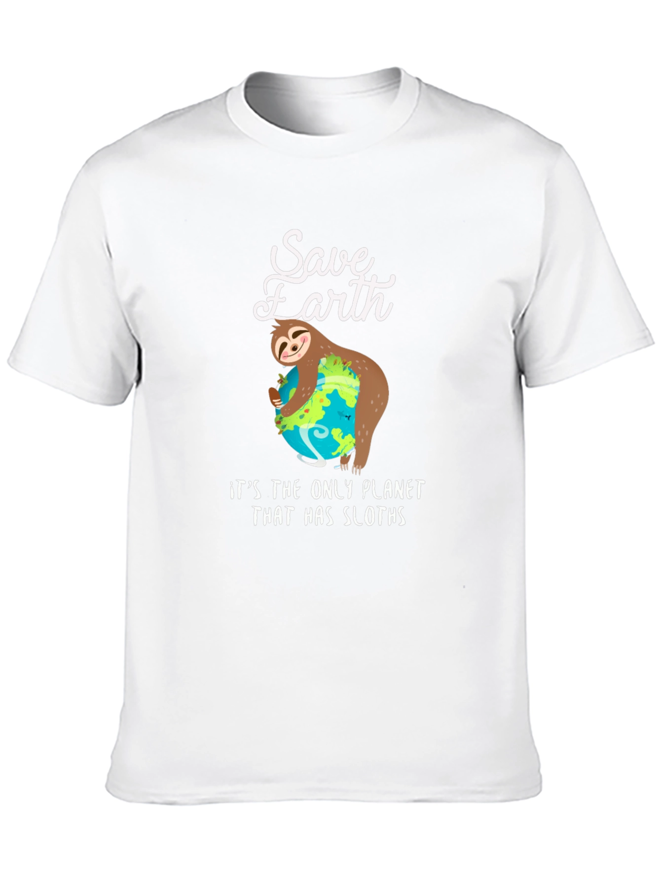 Save Earth Sloth Graphic Tee