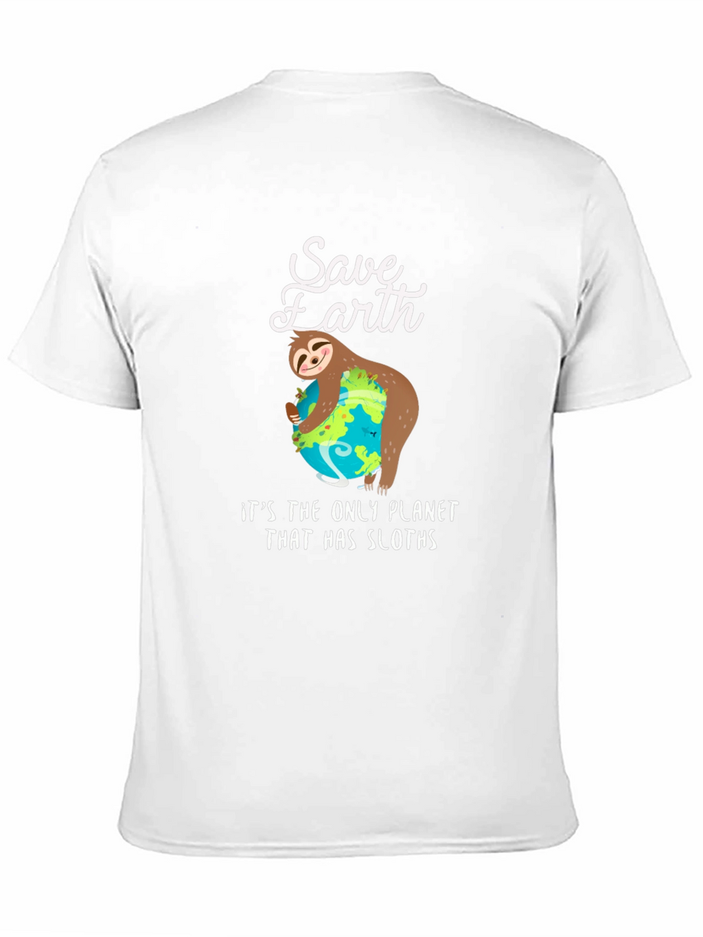 Save Earth Sloth Graphic Tee