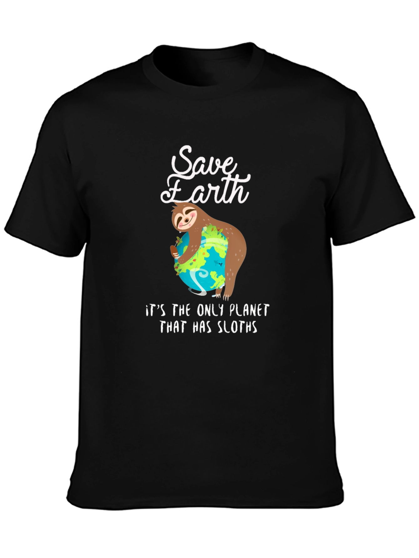 Save Earth Sloth Graphic Tee