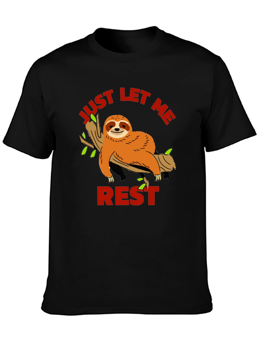 Just Let Me Rest Sloth Graphic Tee